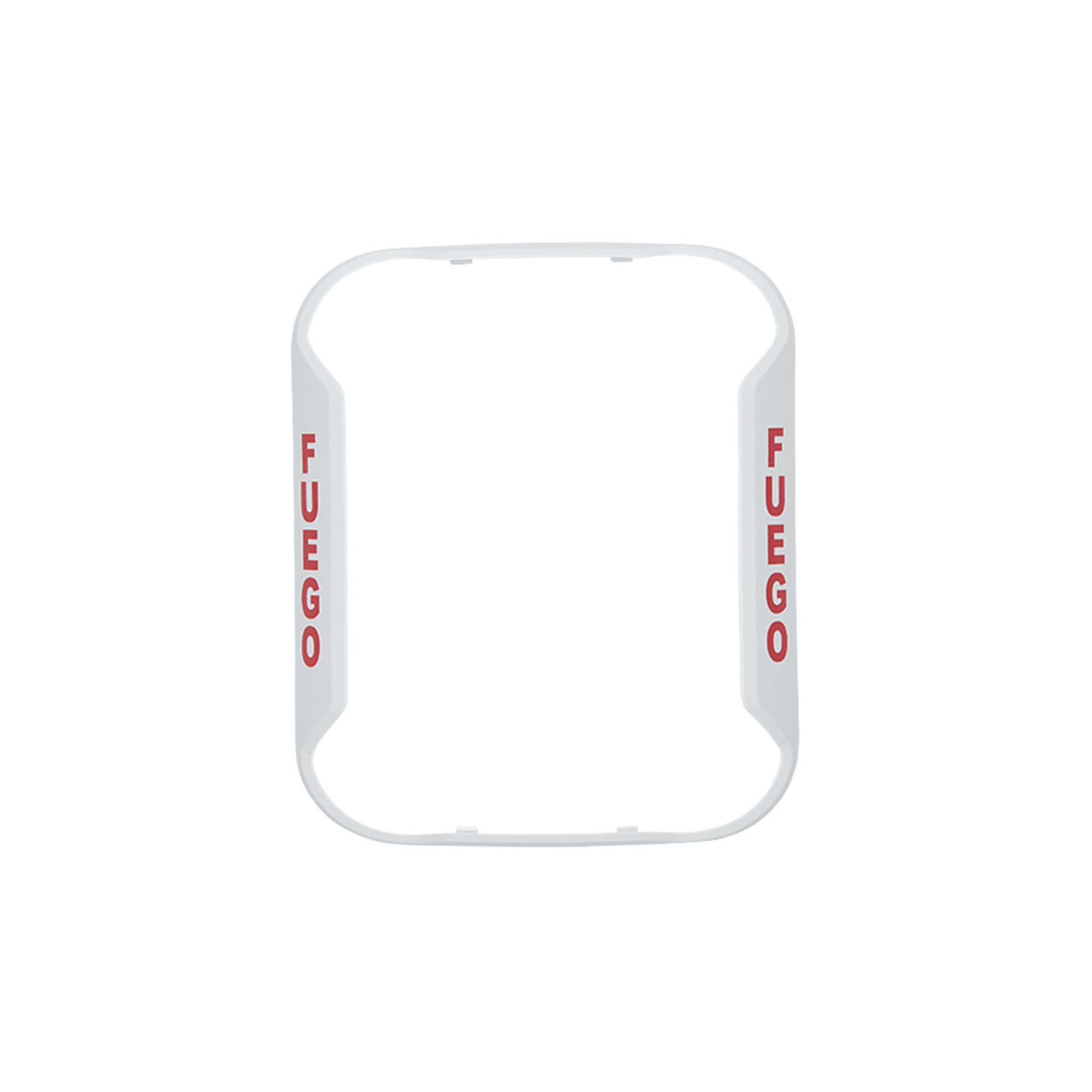 Bisel para Sirenas, Estrobos y Sirenas-Estrobos de Montaje en pared / Color Blanco / Texto en EspaÃ±ol / Paquete con 5 Piezas