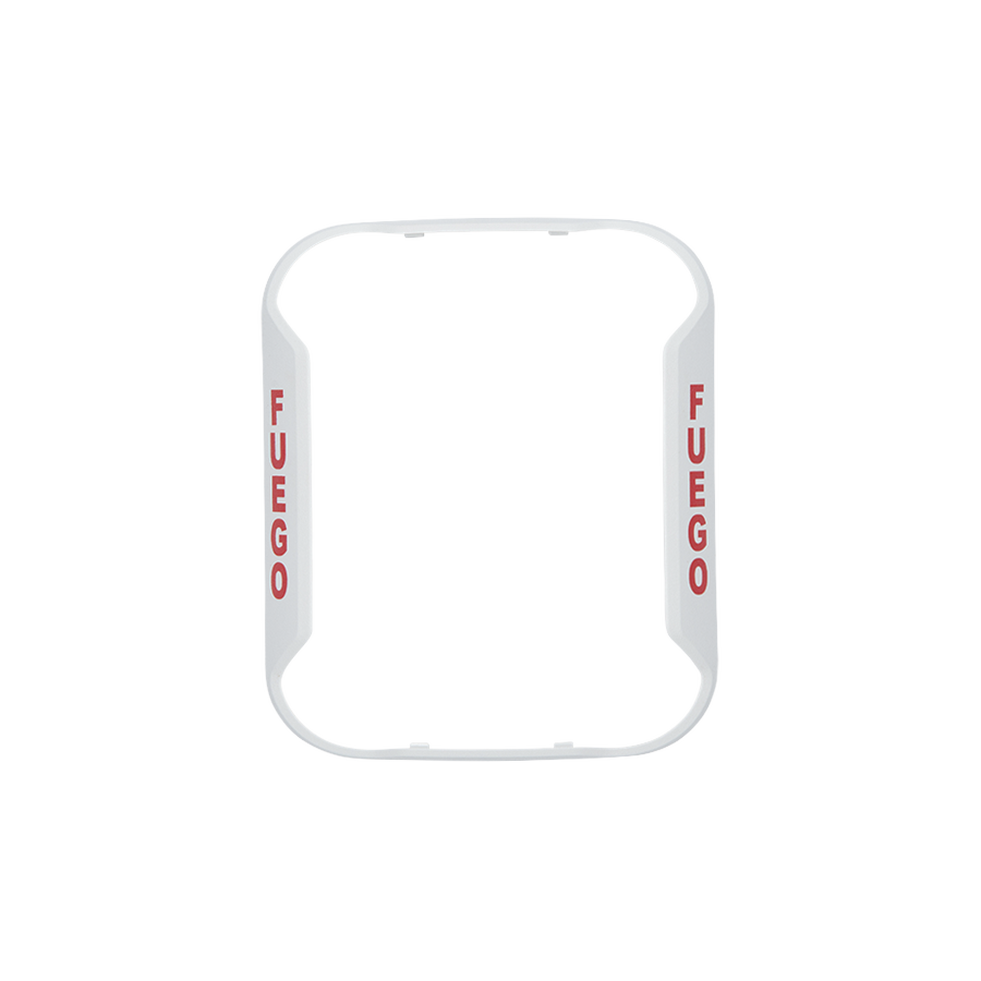 Bisel para Sirenas, Estrobos y Sirenas-Estrobos de Montaje en pared / Color Blanco / Texto en EspaÃ±ol / Paquete con 5 Piezas