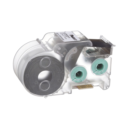 Casete de 150 Etiquetas Adhesivas, Para IdentificaciÃ³n de Marcadores de Cable, Rack o Gabinetes, 50.8 x  25.4 mm, Color Blanco