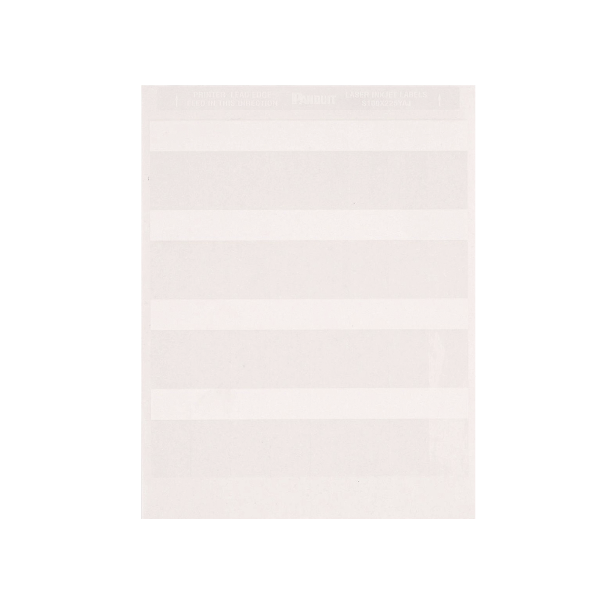 Hojas con 1000 Etiquetas para Impresora LÃ¡ser/InyecciÃ³n de Tinta, para Patch Panel, Face Plate o Cajas Superficiales, Para IdentificaciÃ³n 4 Puertos, Color Blanco