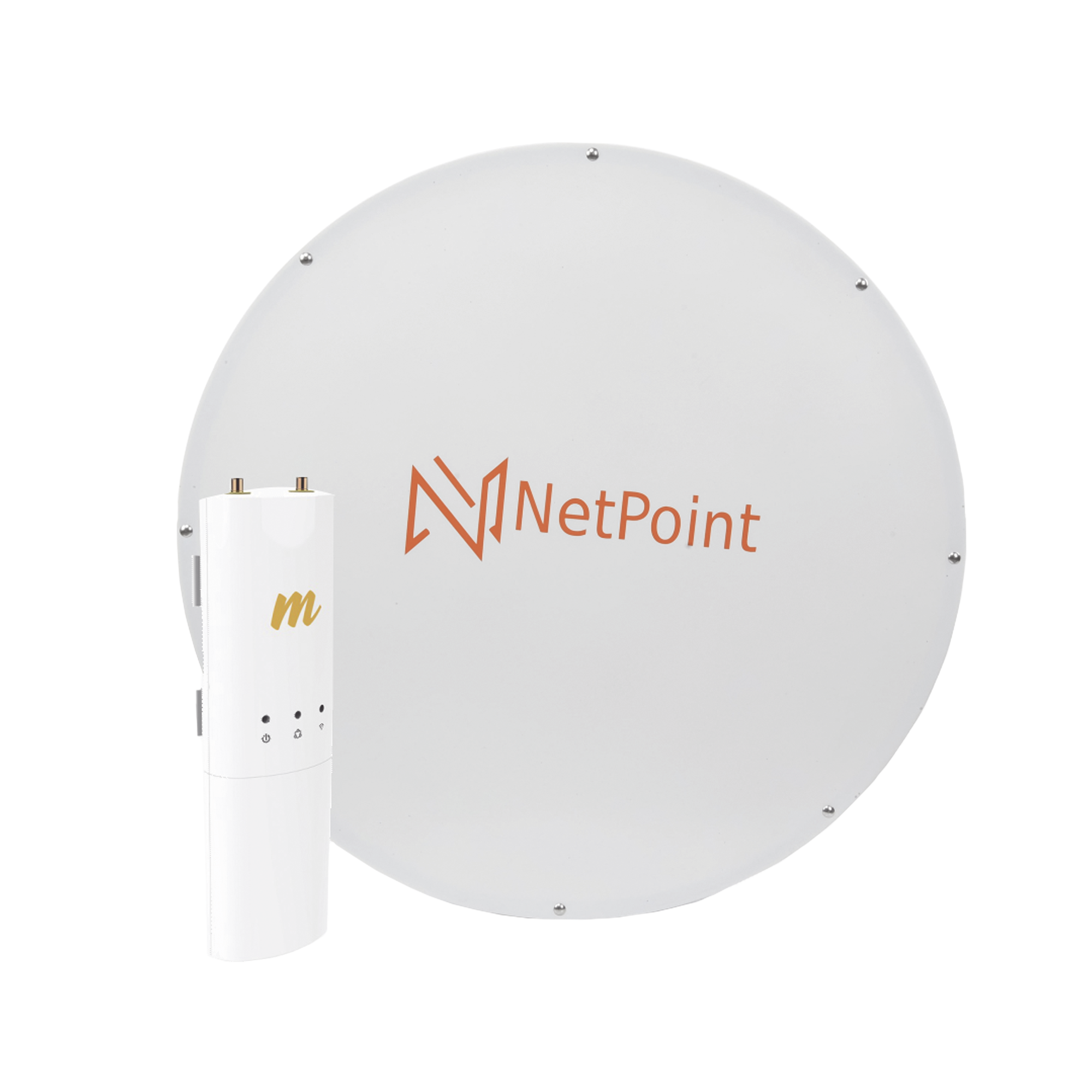 Kit de radio C5C con Antena NPX2GEN3 de 34 dBi, Frecuencia (4.9-6.2 GHz), ideal para distancia de hasta 50 km, jumpers, PoE y cable de alimentaciÃ³n Incluidos