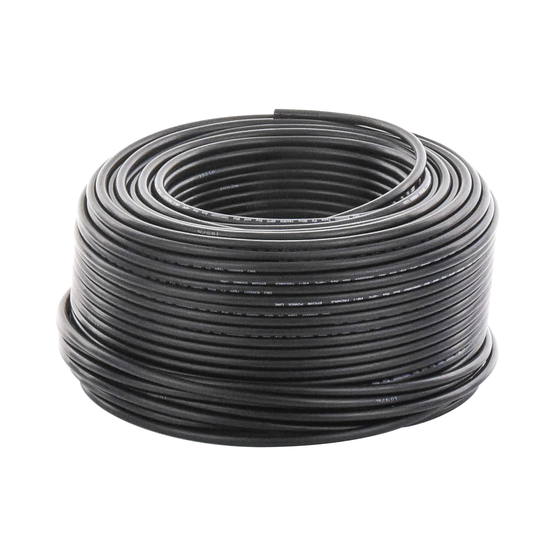 Cable Fotovoltaico Negro / 6mmÂ² (10AWG) / Material COBRE /  2000V / Rollo de 100m