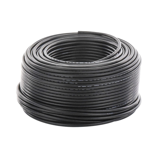 Cable Fotovoltaico Negro / 6mmÂ² (10AWG) / Material COBRE /  2000V / Rollo de 100m