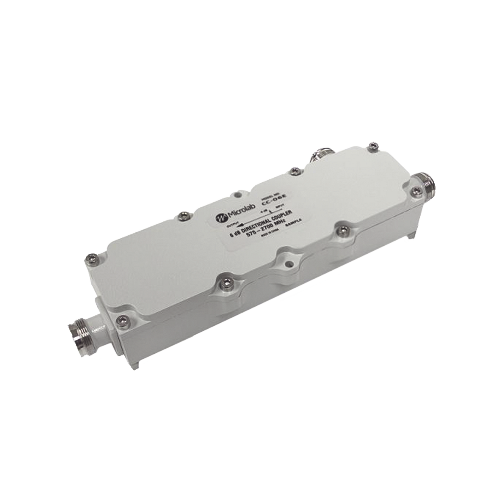 Acoplador direccional 7dB 575-2700MHz 300W - 161 dBc 4.3 - 10 IP67