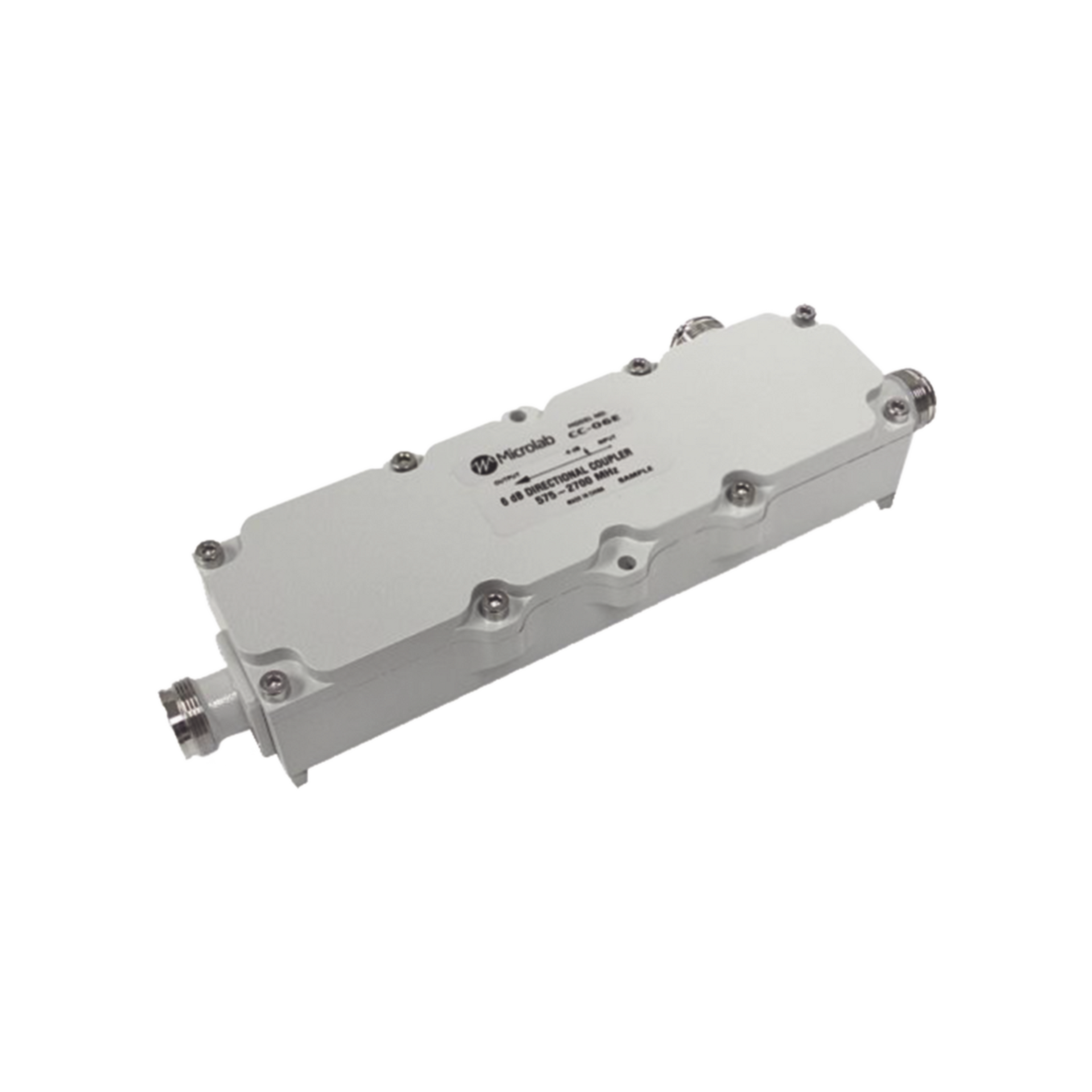 Acoplador direccional 20dB 575-2700MHz 300W - 161 dBc 4.3 - 10 IP67