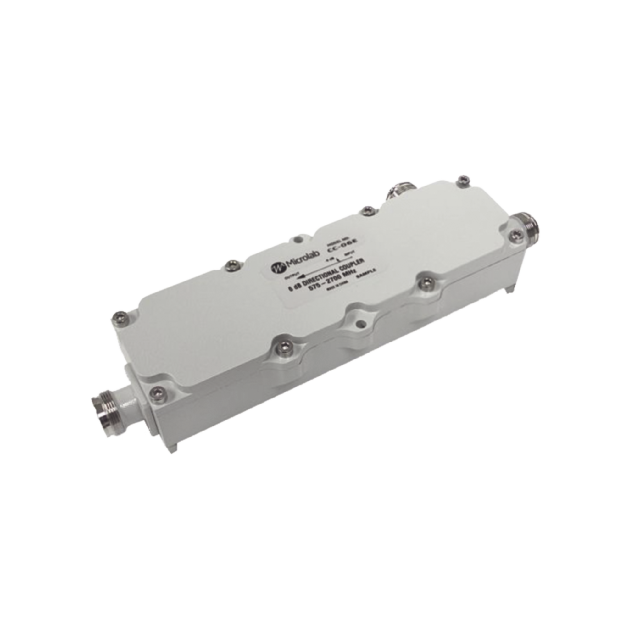 Acoplador direccional 20dB 575-2700MHz 300W - 161 dBc 4.3 - 10 IP67