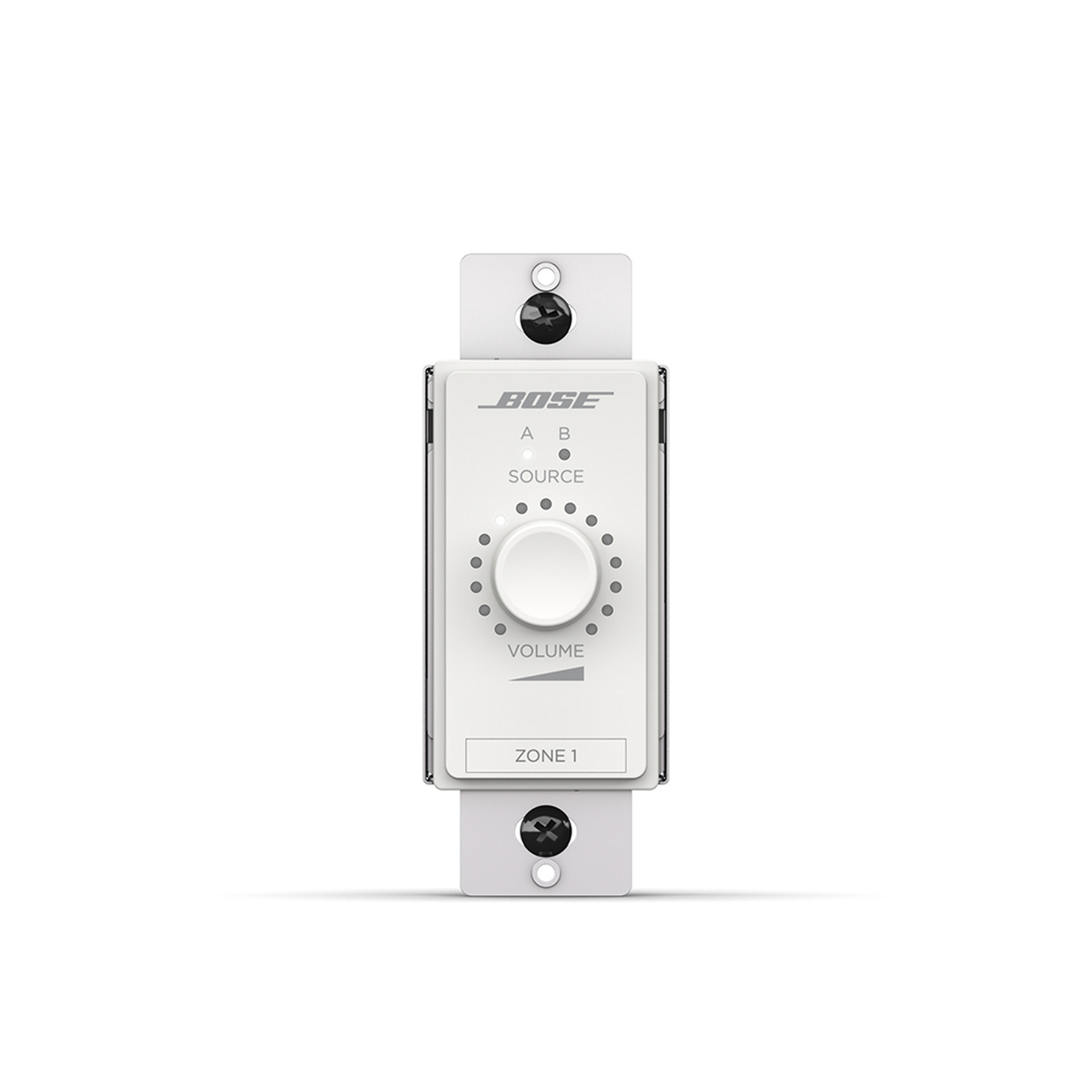 ControlCenter Controlador de volumen y seleccion de fuente (A/B) de zona digital | Blanco