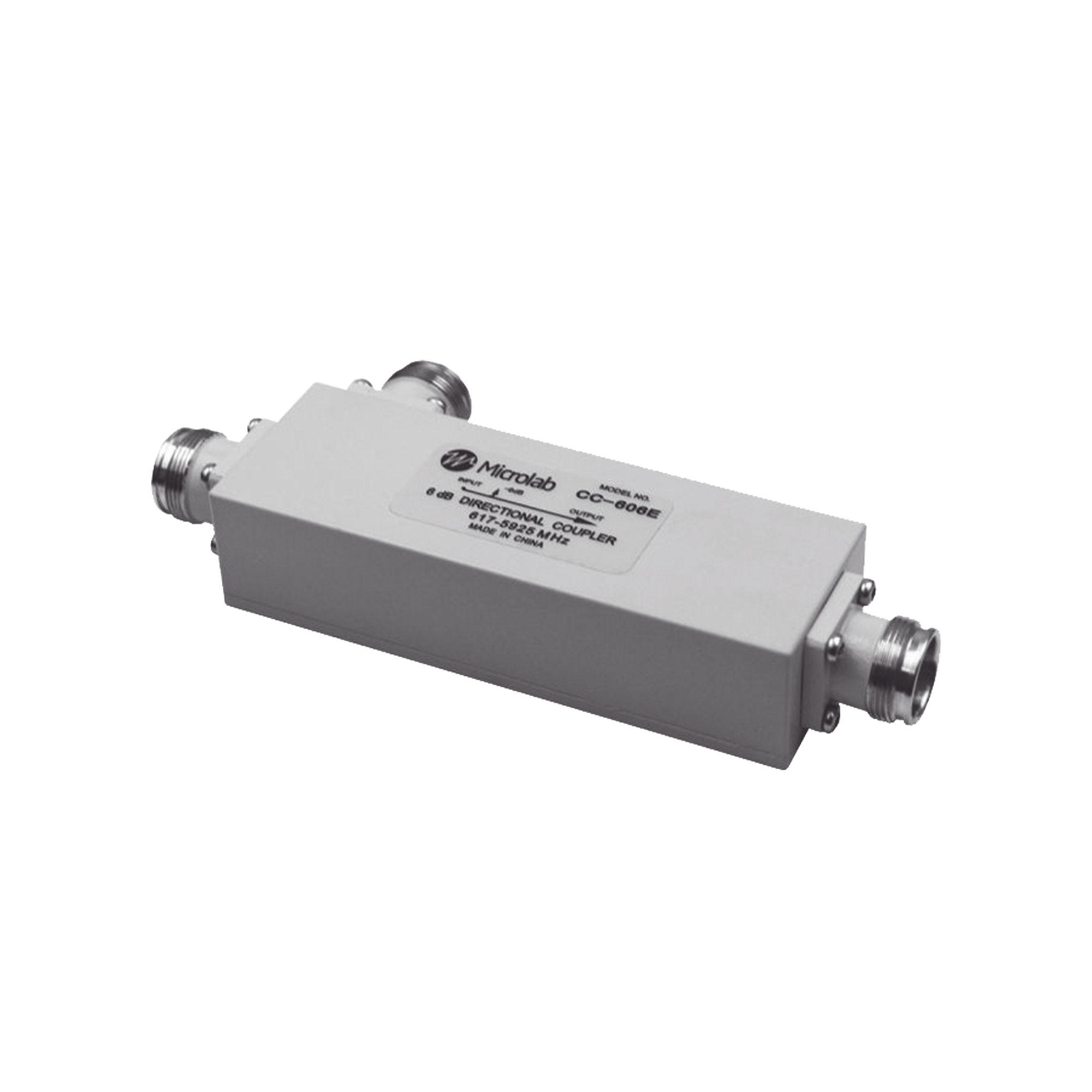 Acoplador direccional 5dB 617-5925MHz 300W-161dBc 4.3-10 IP67
