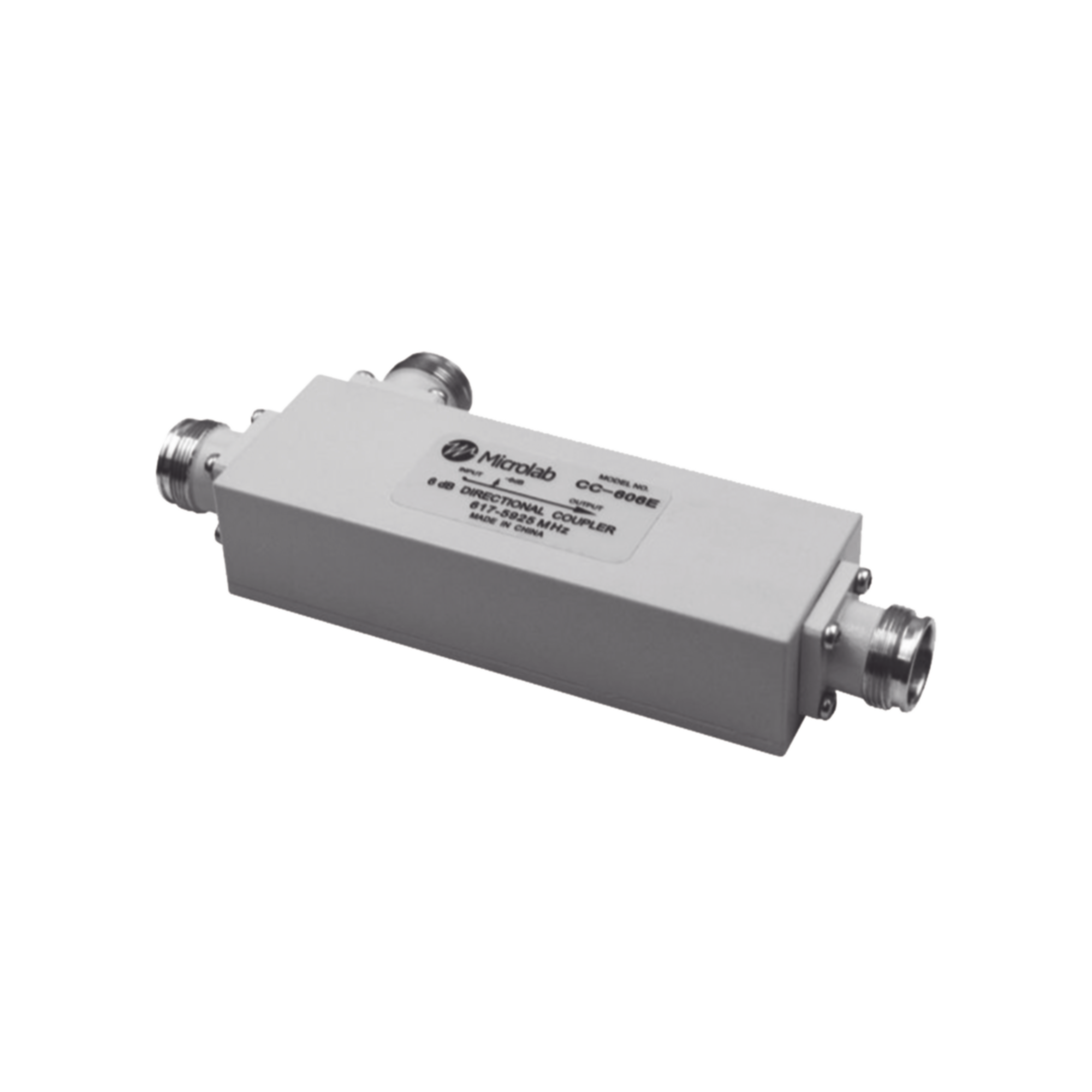 Acoplador direccional 6dB 617-5925MHz 300W-161dBc 4.3-10 IP67