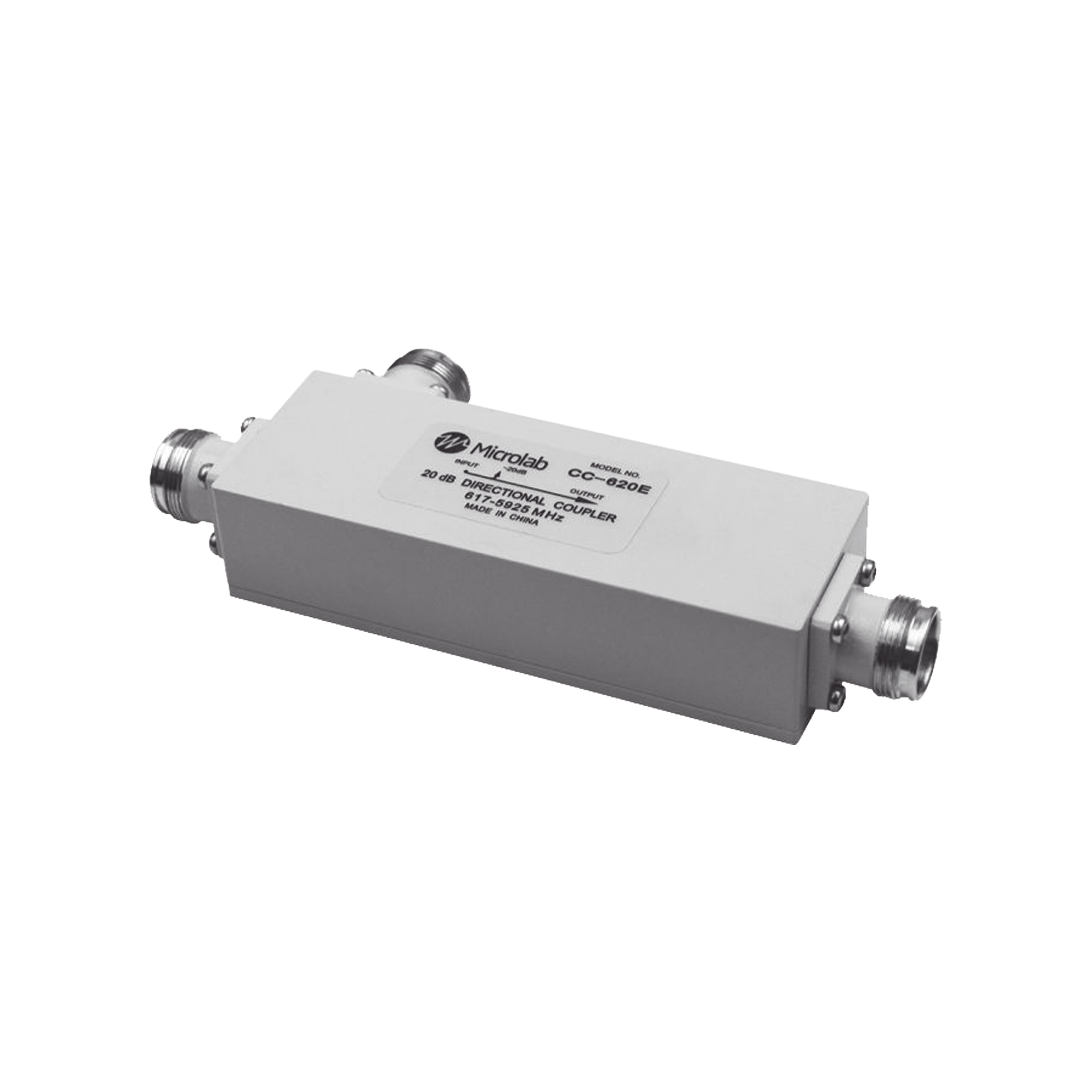 Acoplador direccional 20dB 617-5925MHz 300W-161dBc 4.3-10 IP67