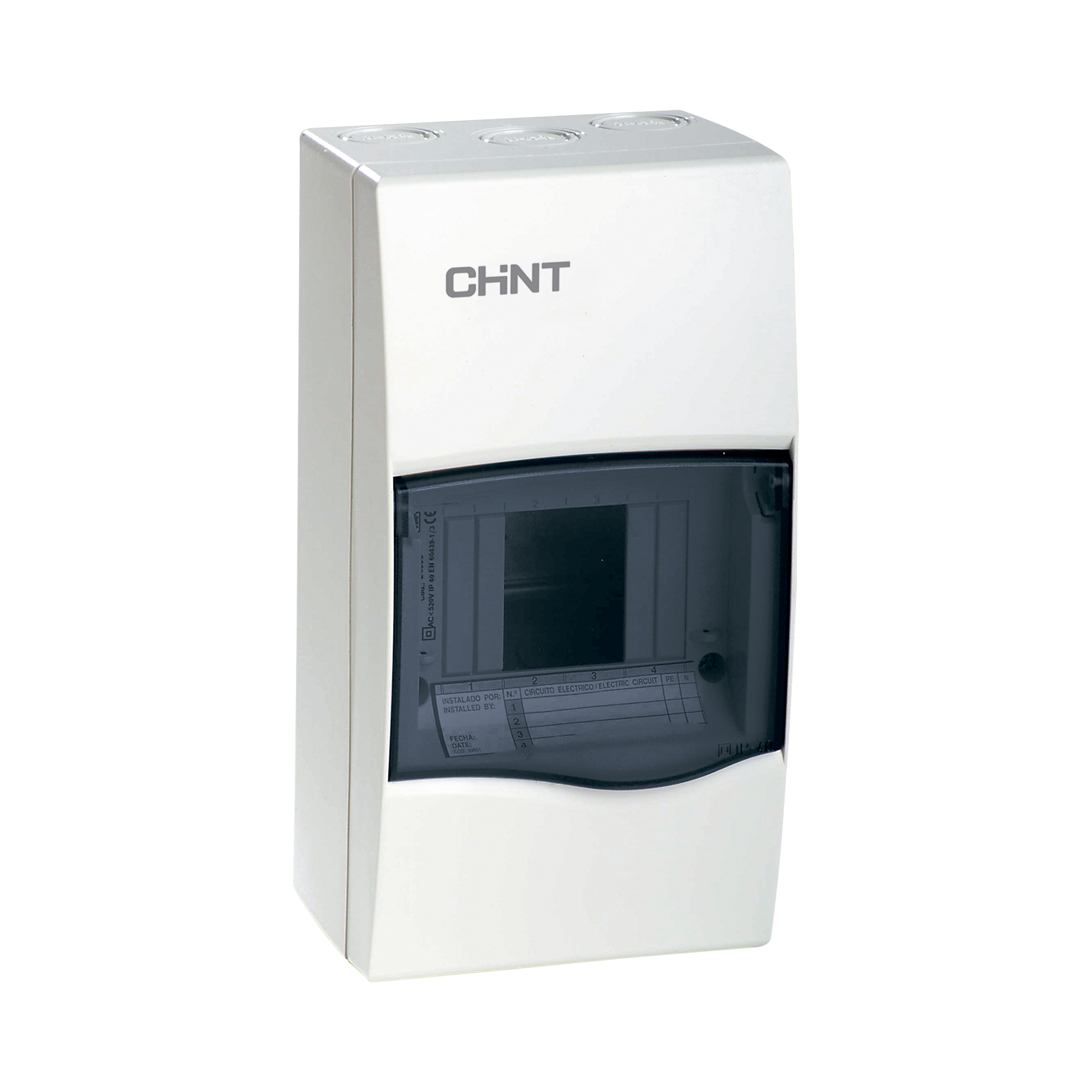 Caja de distribuciÃ³n para sobreponer, IP40, 4 mÃ³dulos (SKU:8101010)