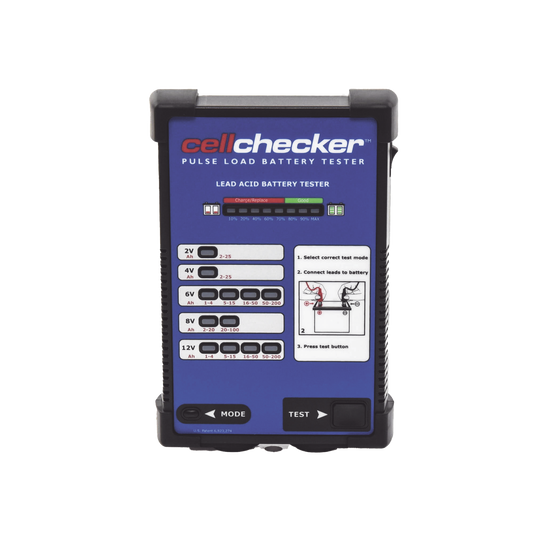 Probador De BaterÃ­as De Plomo-Acido Para Identificar BaterÃ­as DÃ©biles o En Falla, Incluye Funda, Es Ideal Para Sus Mantenimientos De Sistemas De Seguridad