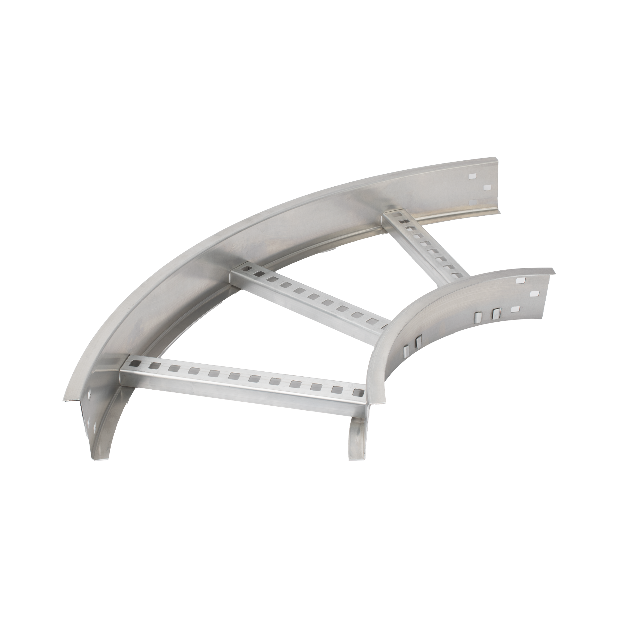 Curva Horizontal de Aluminio de 90Â° Perfil Z / Peralte 3 1/4" / Ancho 12" / Radio 8" / Incluye TornillerÃ­a (CHC90EZ314R8X12AK)