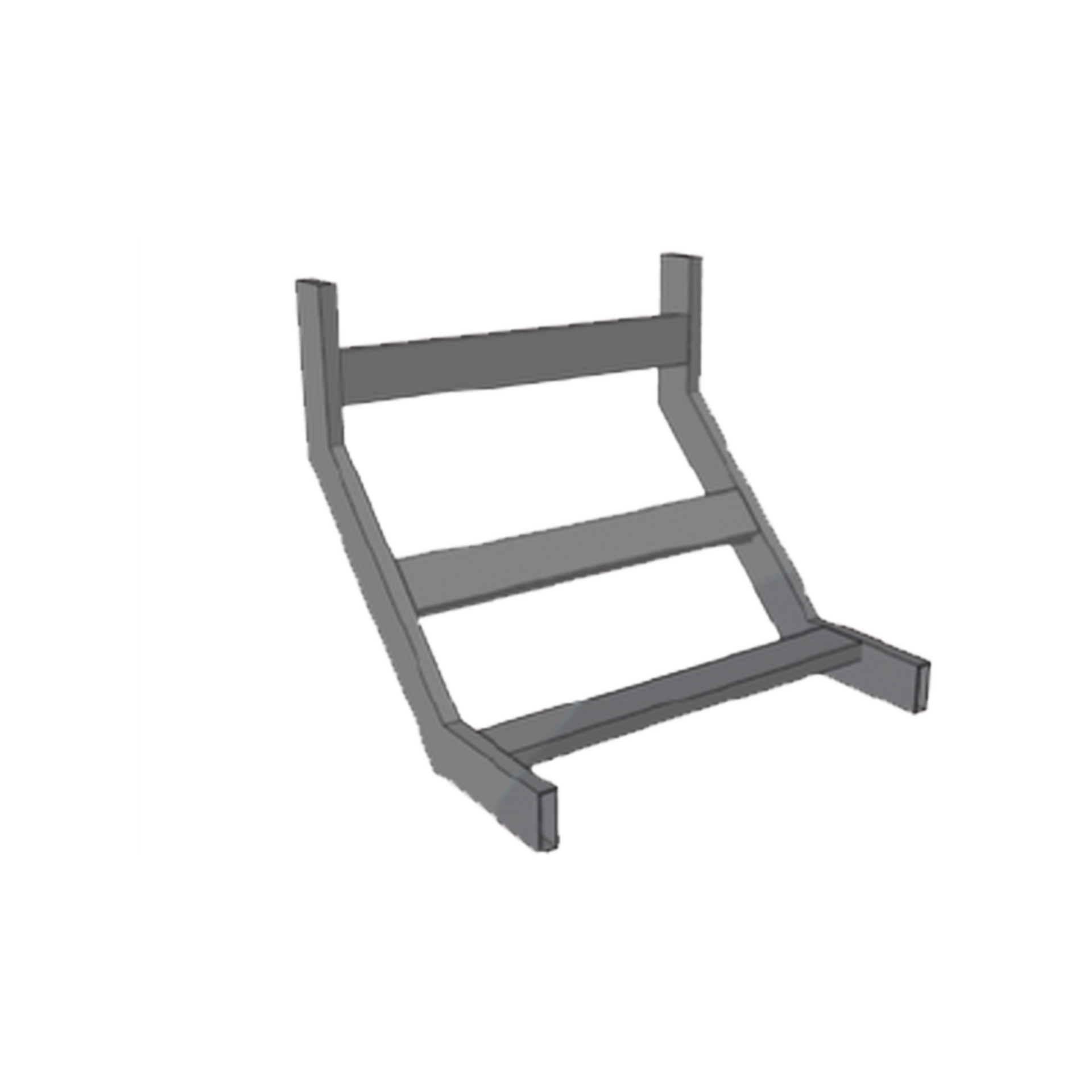 (CHCVIT1X12EPK) CURVA VERTICAL INTERIOR TUBULAR 1.5 DE PERALTE X 12 ANCHO PINT EPOx COLOR NEGRO, INCLUYE COPLes y tornilleria