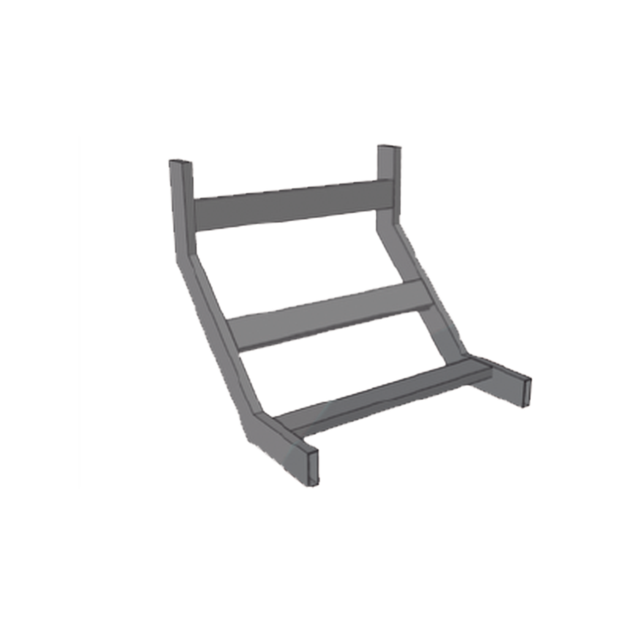 (CHCVIT1X12EPK) CURVA VERTICAL INTERIOR TUBULAR 1.5 DE PERALTE X 12 ANCHO PINT EPOx COLOR NEGRO, INCLUYE COPLes y tornilleria