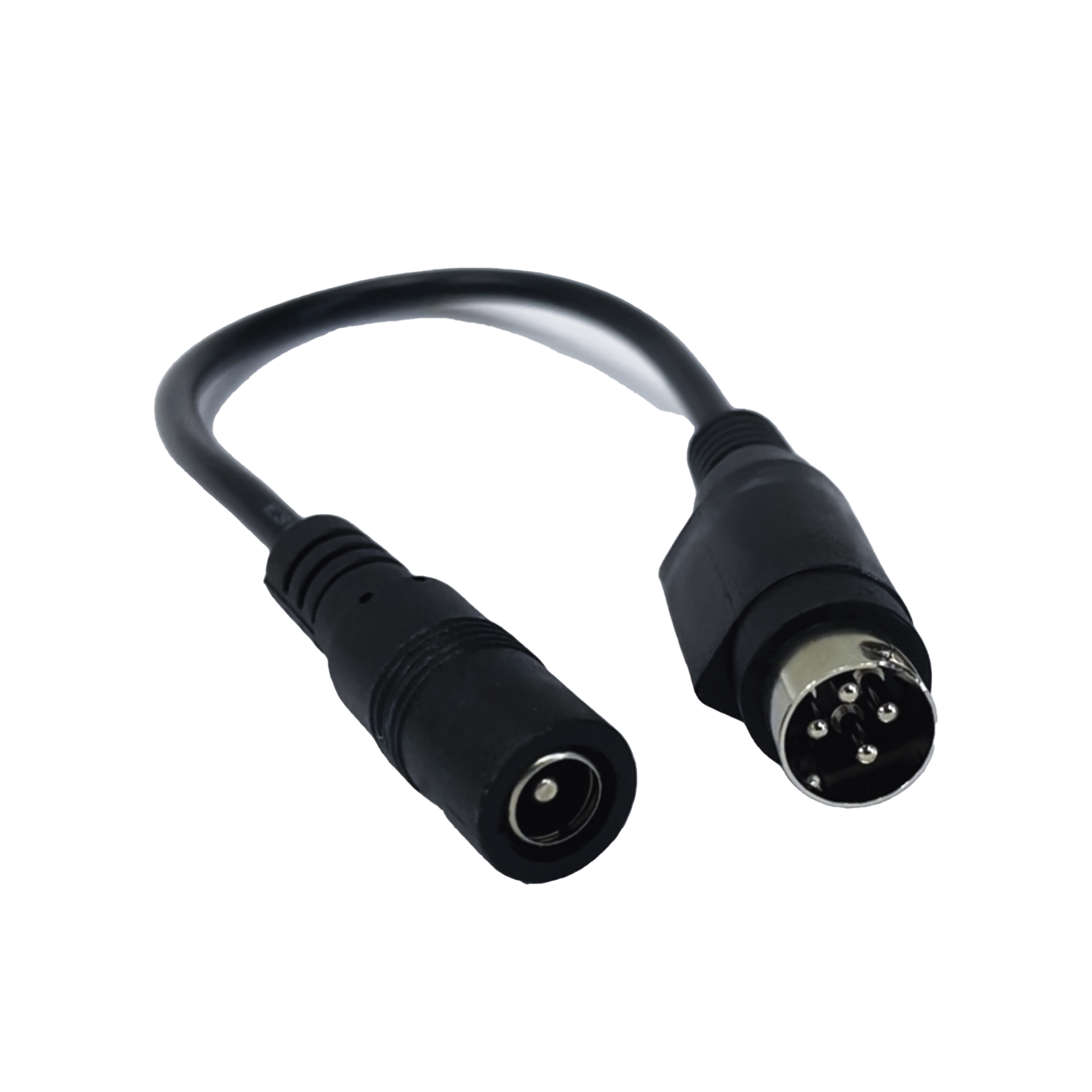 Adaptador Universal DC Hembra a Minidin 4 Pines Macho / Recomendado para DVRÂ´s epcom / HIKVISION