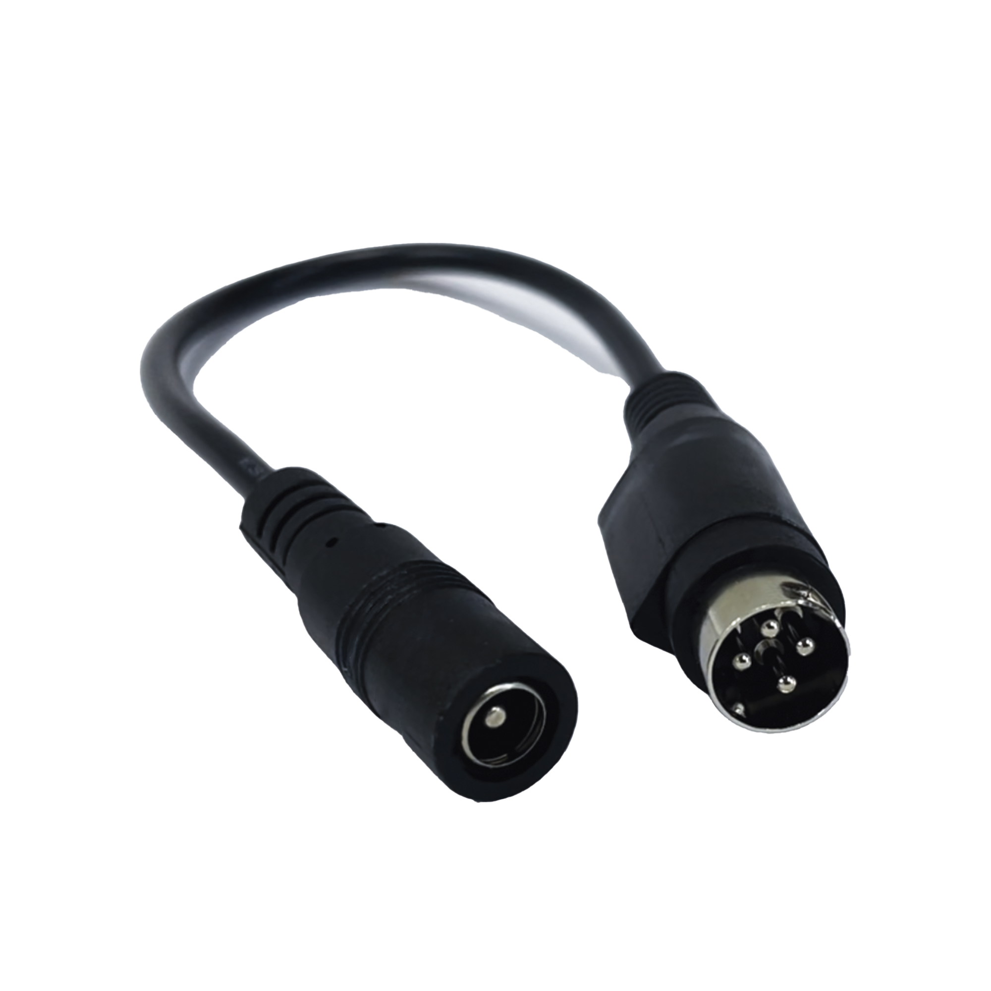 Adaptador Universal DC Hembra a Minidin 4 Pines Macho / Recomendado para DVRÂ´s epcom / HIKVISION