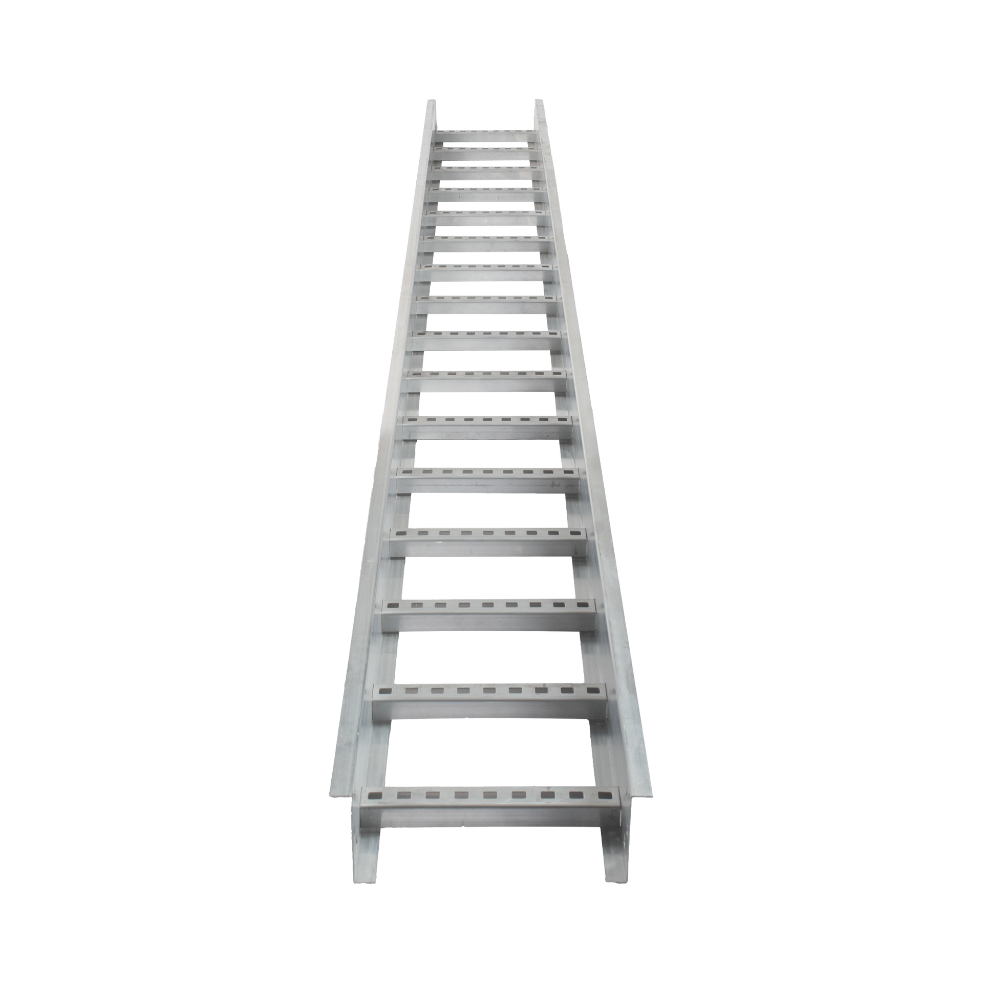 Escalera de Aluminio Portacables / Perfil Z / Peralte 3 1/4" /Paso 9" / Ancho 9" / 3.66 metros / Capacidad MÃ¡x. 205 Cables / Incluye Cople Union y TornillerÃ­a