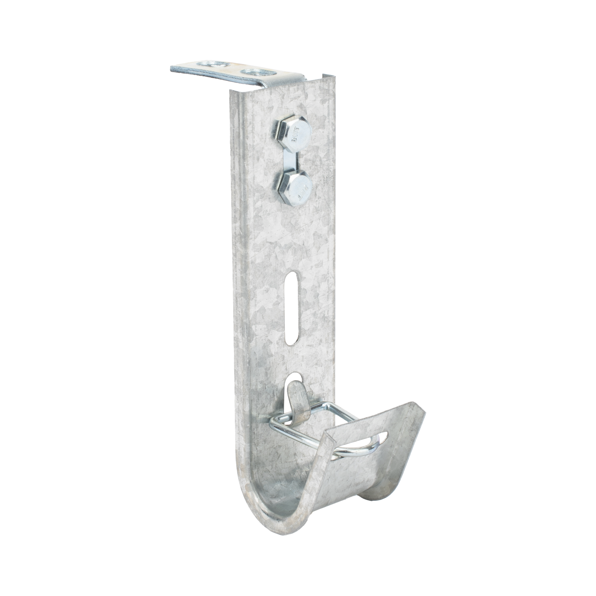 Soporte (Gancho) tipo J-Hook, hasta 7 cables Cat6, ideal para soportar cableado en los espacios de manipulaciÃ³n al aire, Para instalaciÃ³n en interior