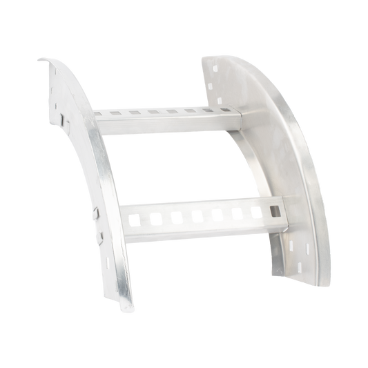 Curva Vertical Exterior de Aluminio de 90Â° Perfil Z / Peralte 3 1/4" / Ancho 9" / Radio 8" / Incluye TornillerÃ­a (CHVE90EZ314R8X9AK)