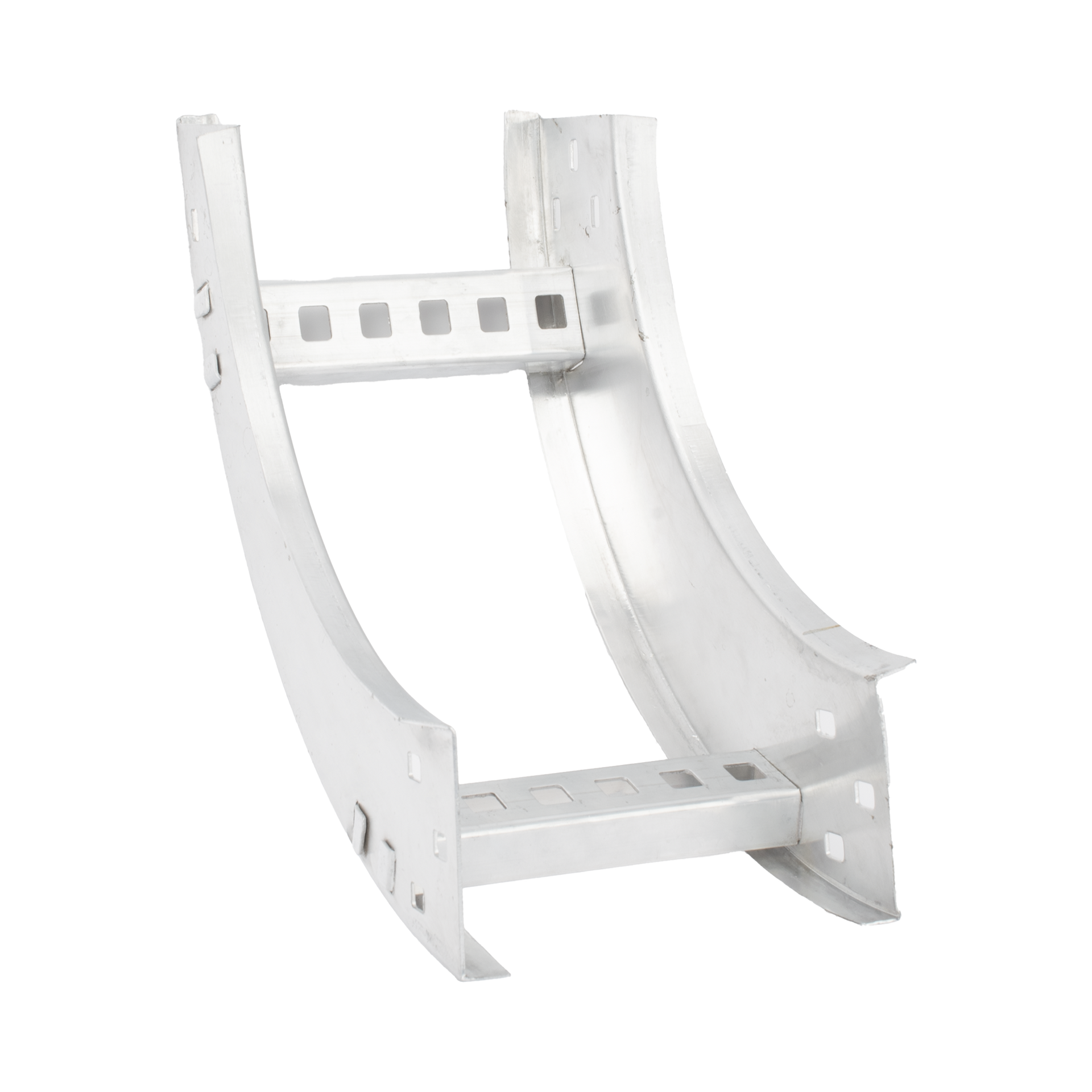 Curva Vertical Interior de Aluminio de 90Â° Perfil Z / Peralte 3 1/4" / Ancho 6" / Radio 8" / Incluye TornillerÃ­a