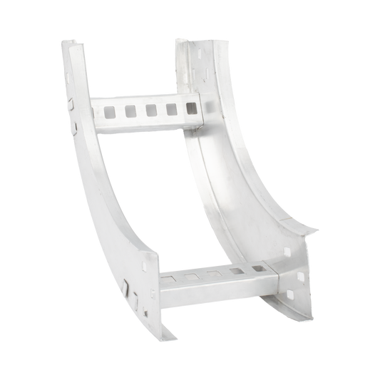 Curva Vertical Interior de Aluminio de 90Â° Perfil Z / Peralte 3 1/4" / Ancho 6" / Radio 8" / Incluye TornillerÃ­a