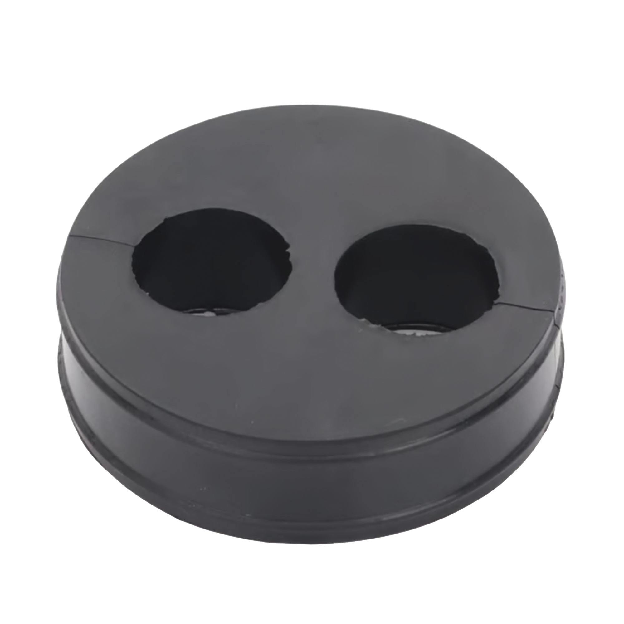 Inserto de Caucho de 4" Con Dos Orificios para Cable de 7/8 in