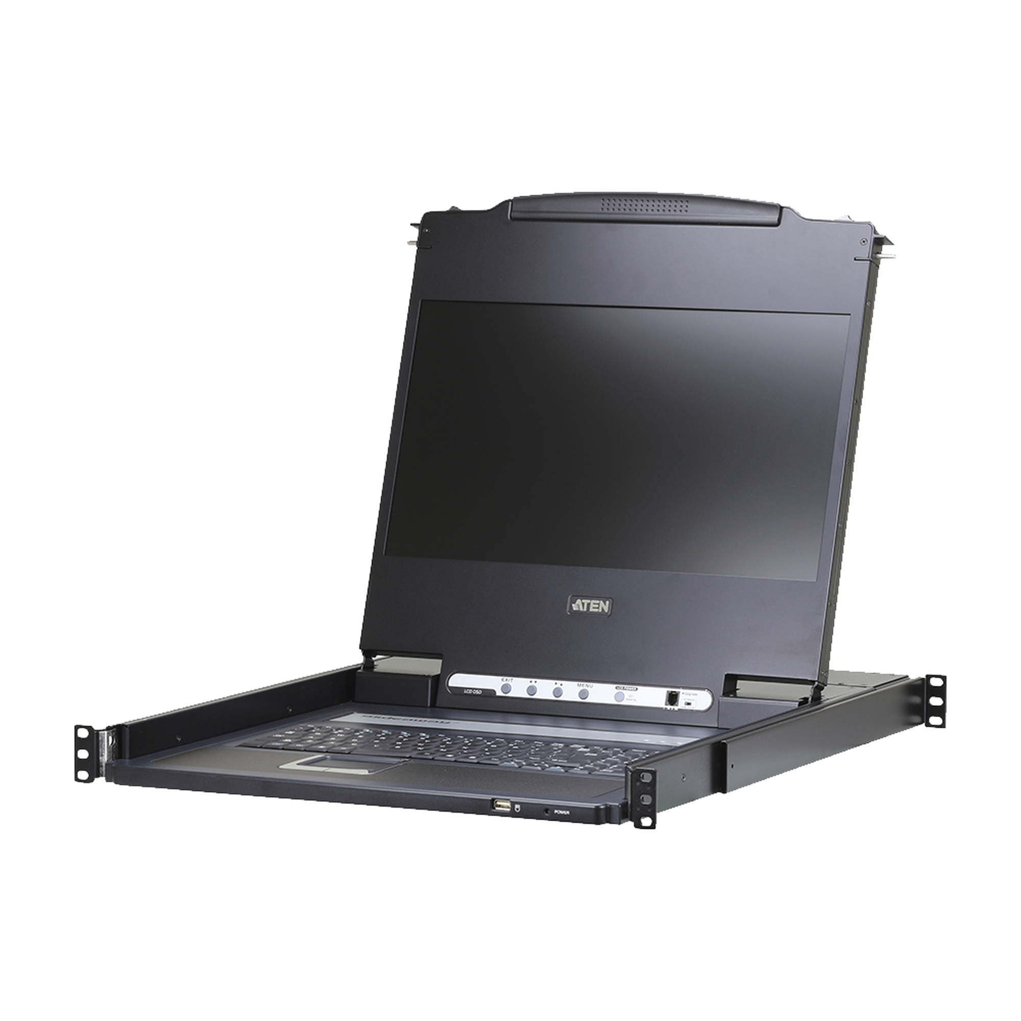 Consola LCD | HDMI, VGA, DVI, USB | Single Rail |  Pantalla 17.3" | 1U de altura