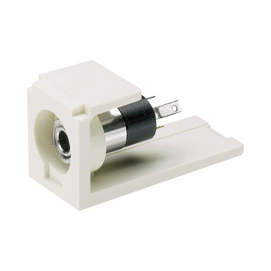 MÃ³dulo EstÃ©reo de 3.5mm (1/8"), Tipo Mini-Com, Para Soldar, Color Blanco Mate