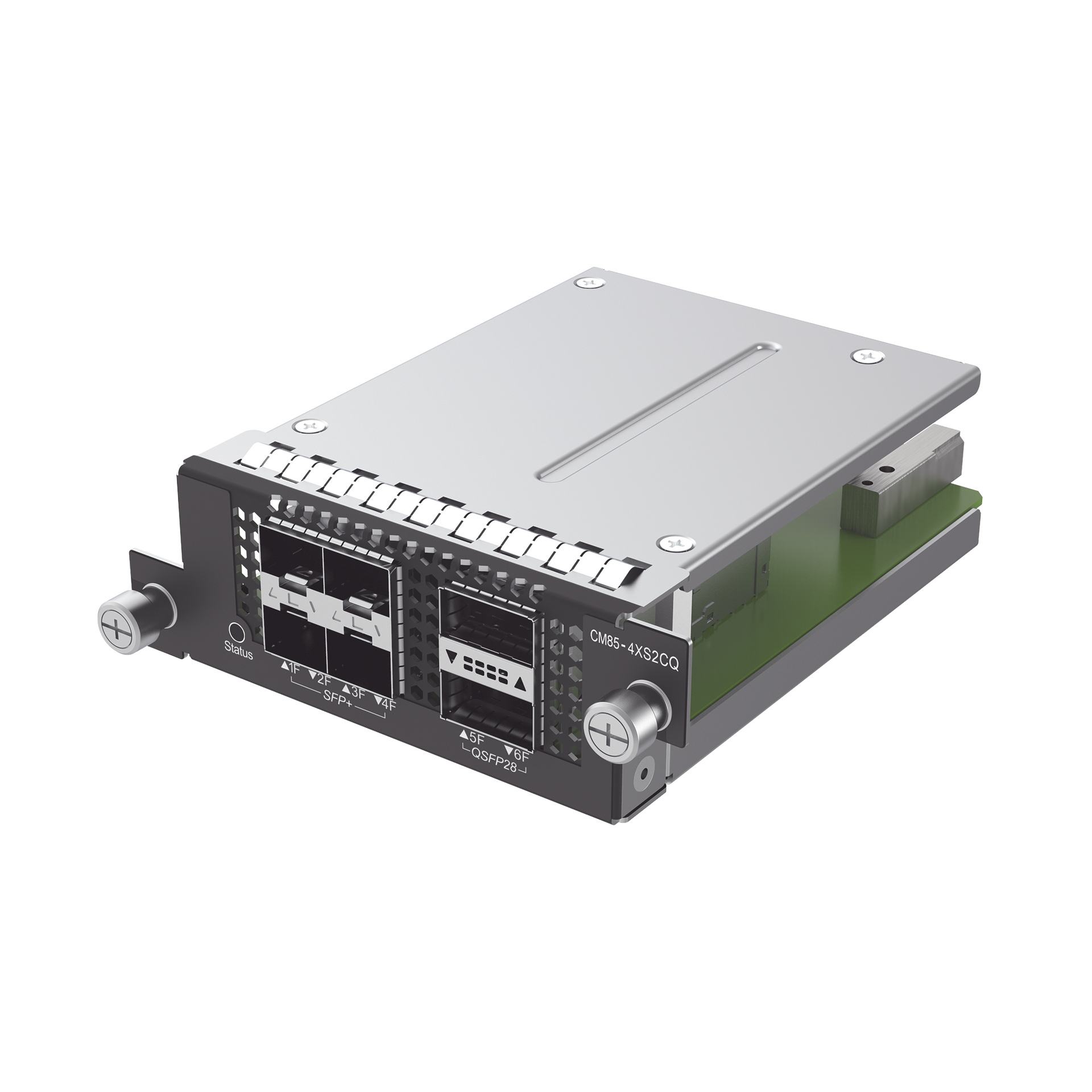 RG-CS85 series switch  expansion cardsÃ¯Â¼Å4 x 10G BASE-X SFP+Ports, 2 x 100G BASE-X QSFP28 ports