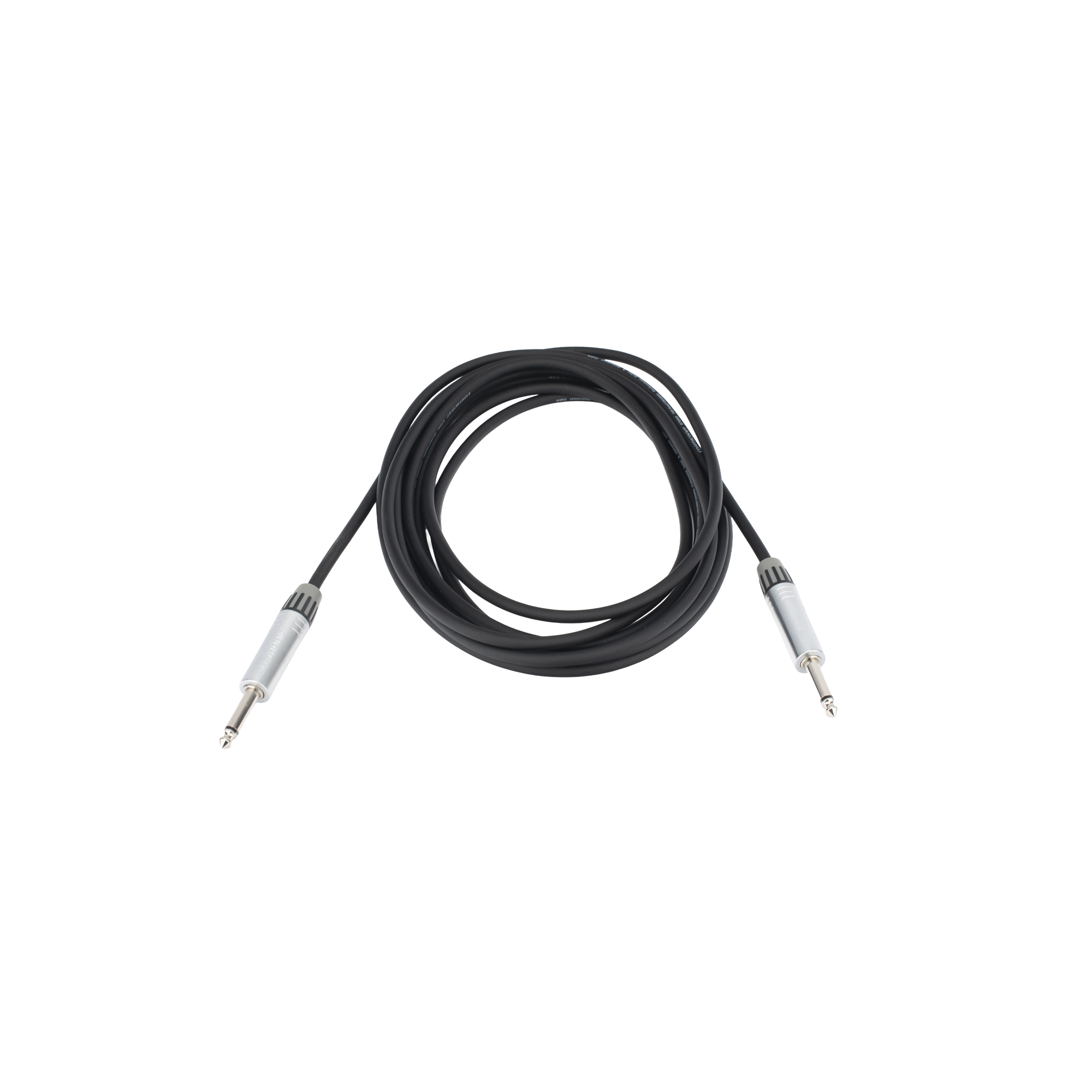 Cable de Audio | Plug 1/4 in a Plug 1/4 in Stereo | Carcasa Cromada | Conectores Seetronic | Longitud 5m