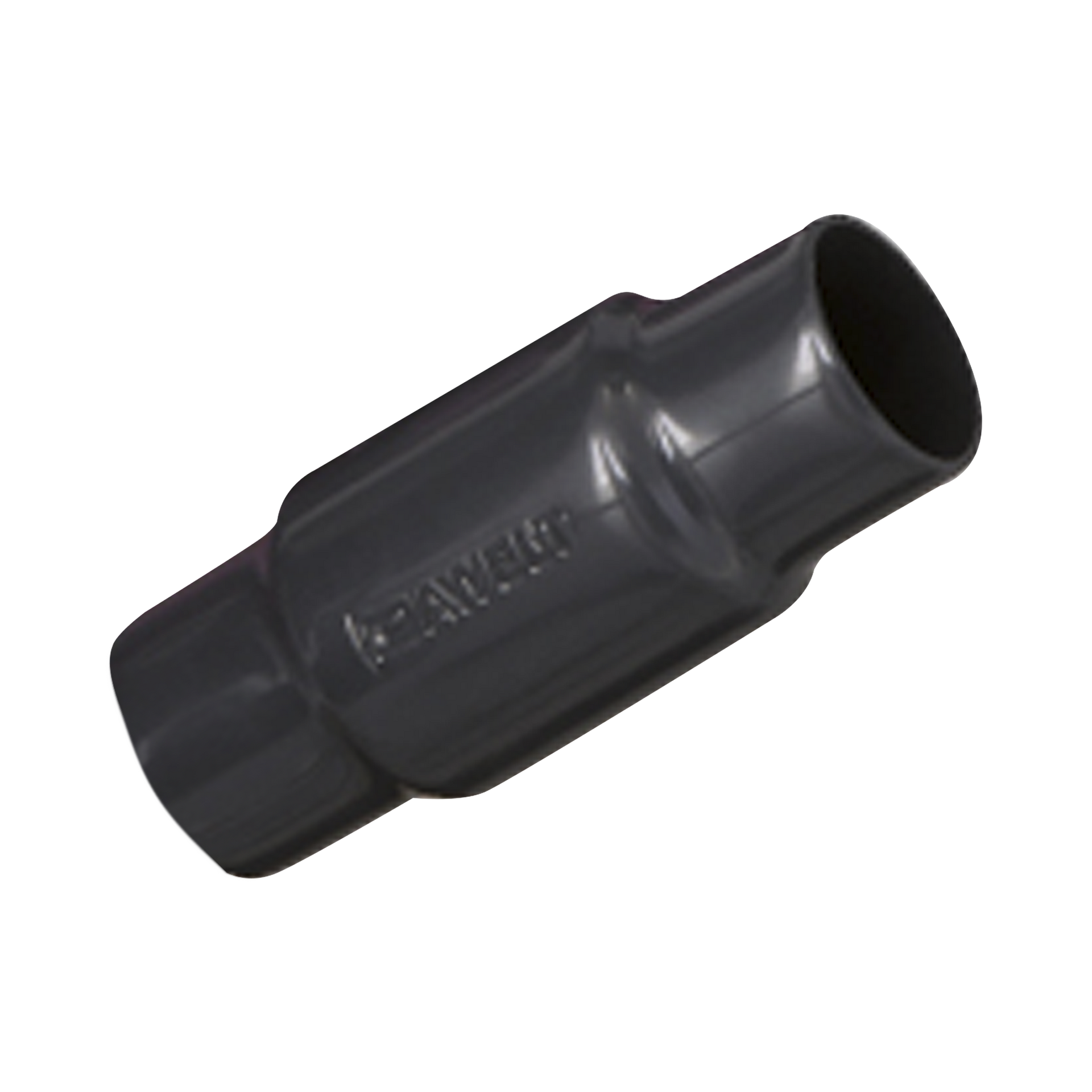 Cople de Aluminio con Recubrimiento Exterior de Pvc e Interior de Uretano Purpura para Conduit  de 3/4" (19 mm).