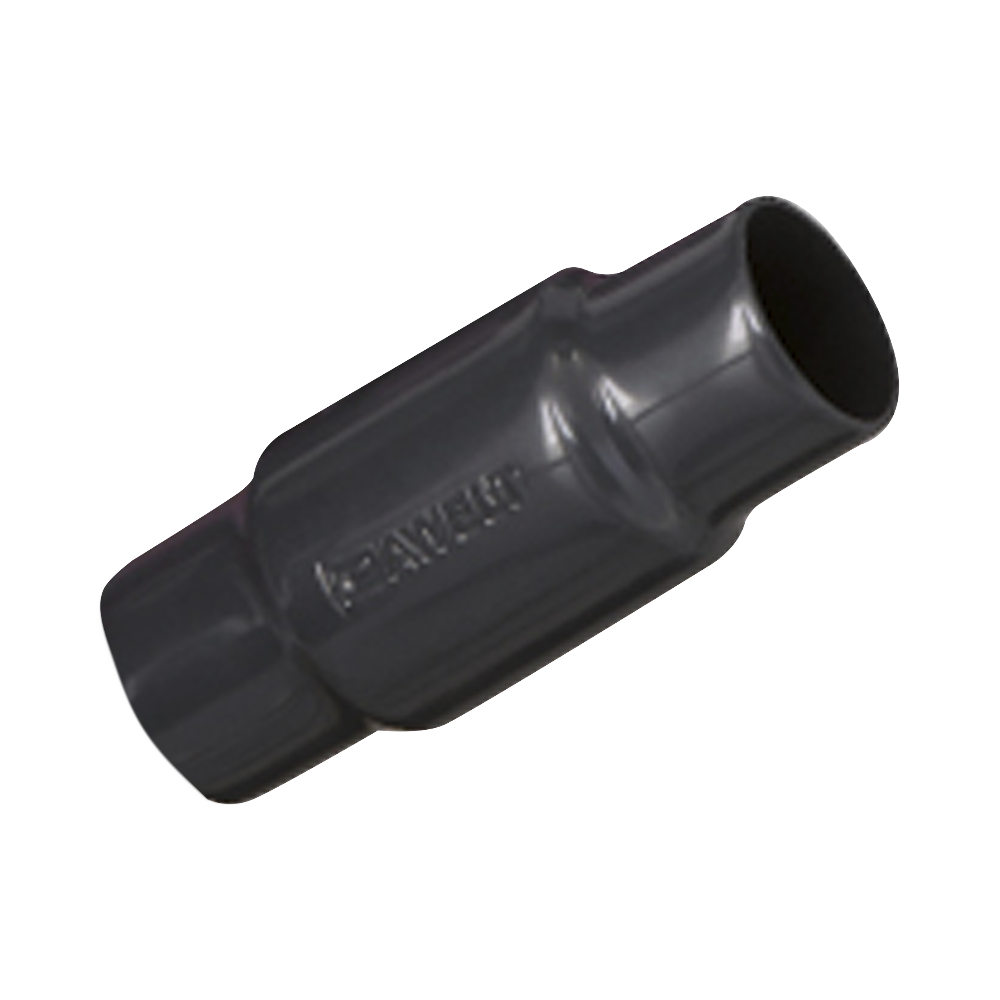 Cople de Aluminio con Recubrimiento Exterior de PVC de 1" (25.4 mm) / Interior de Uretano Purpura.