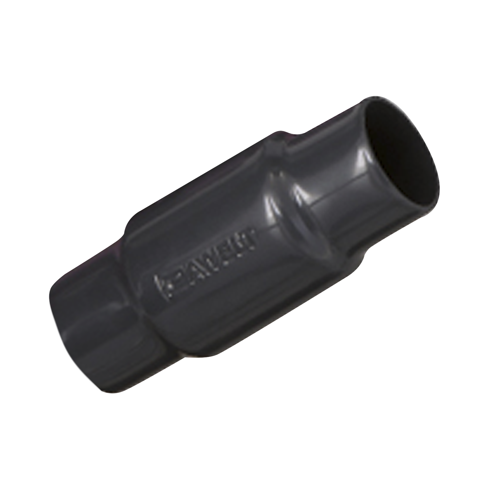 Cople de Aluminio con Recubrimiento Exterior de PVC de 1 1/2" (38 mm) / Interior de Uretano Purpura.