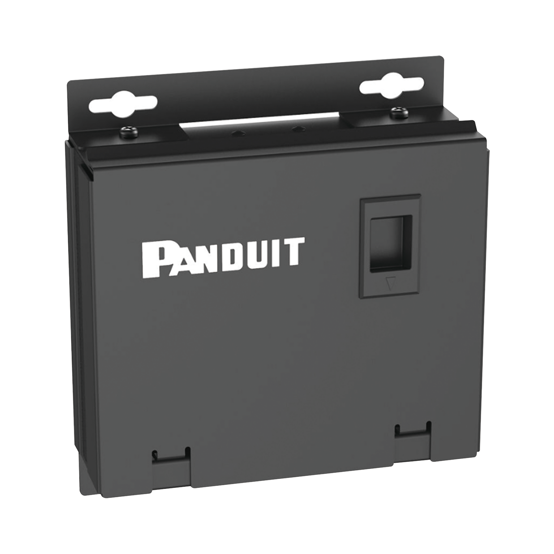 Punto de ConsolidaciÃ³n de 6 Puertos Mini-Com, InstalaciÃ³n en Piso, Pared o Techo, Fabricado en Acero, Color Negro