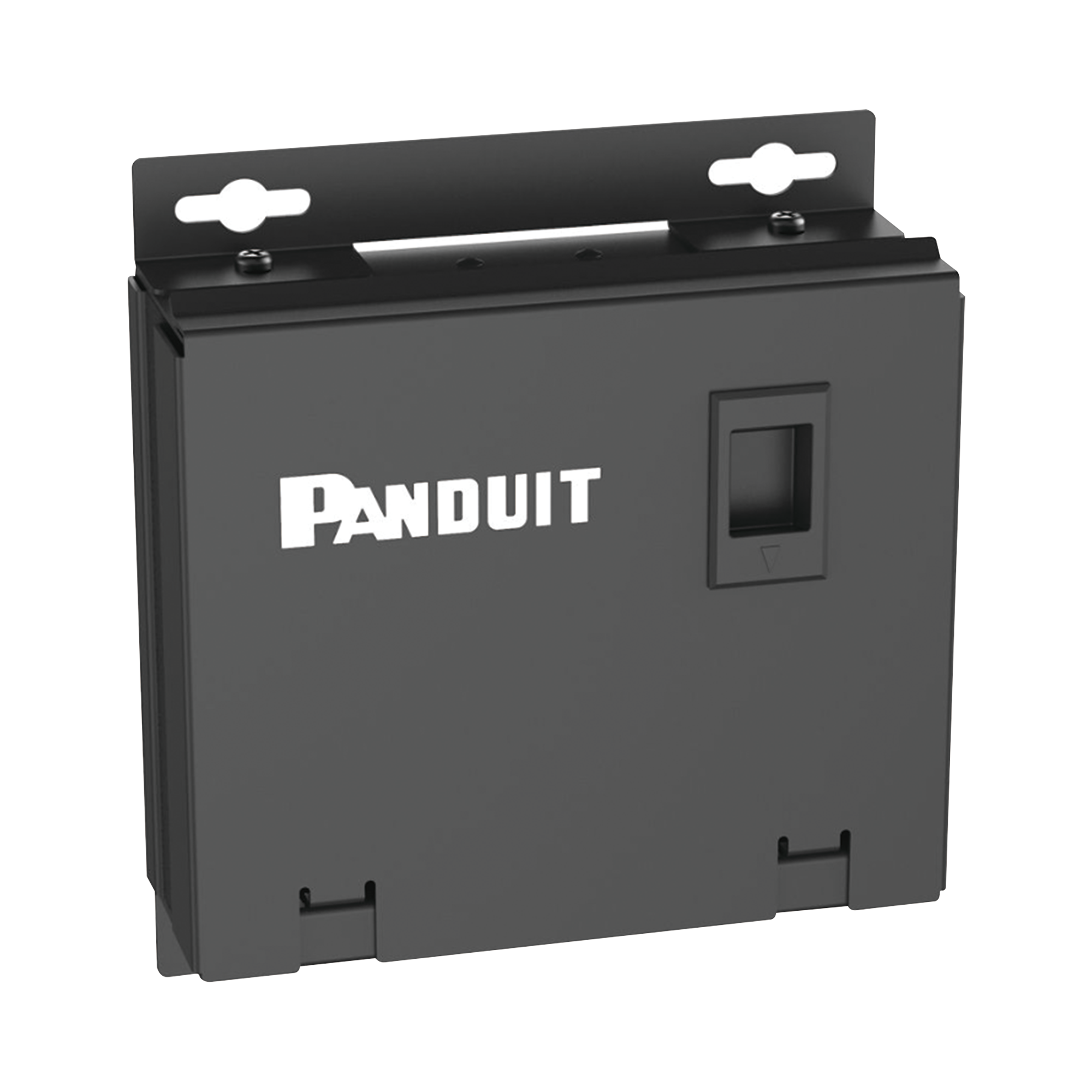 Punto de ConsolidaciÃ³n de 6 Puertos Mini-Com, InstalaciÃ³n en Piso, Pared o Techo, Fabricado en Acero, Color Negro