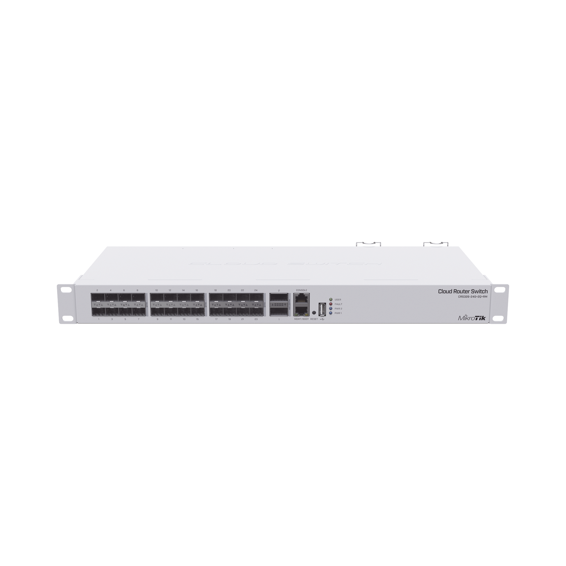 Cloud Router Switch, Sistema Operativo Dual 24 Puertos 10G SFP+, 2 Puertos 40G QSFP+