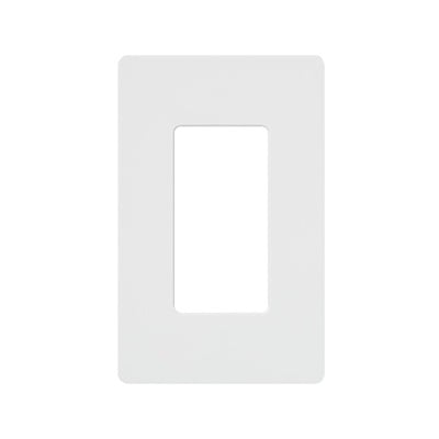 Placa de pared 1 espacio, para atenuador (dimmer), switch Ã³ control remoto inalÃ¡mbrico LUTRON.