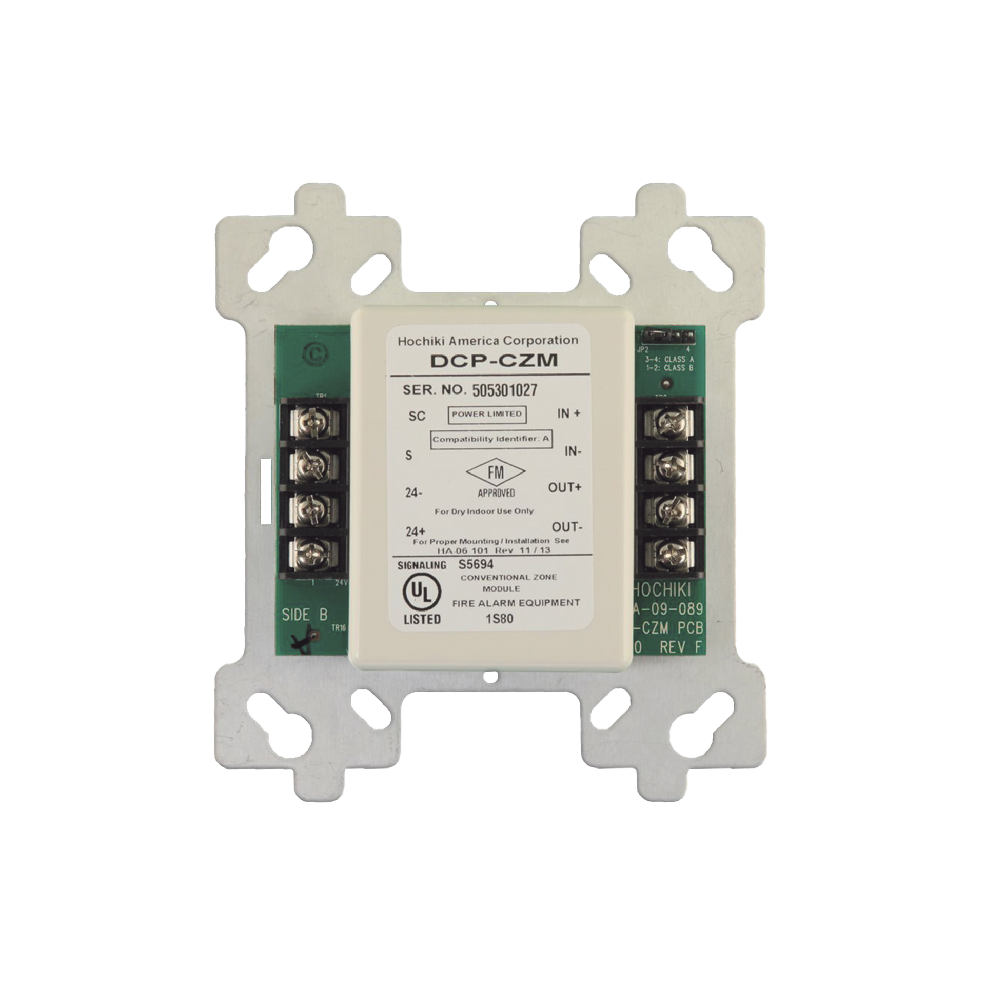 MÃ³dulo De Entrada De Zona Convencional Para Caja 4", Clase A y B (0400-01840)