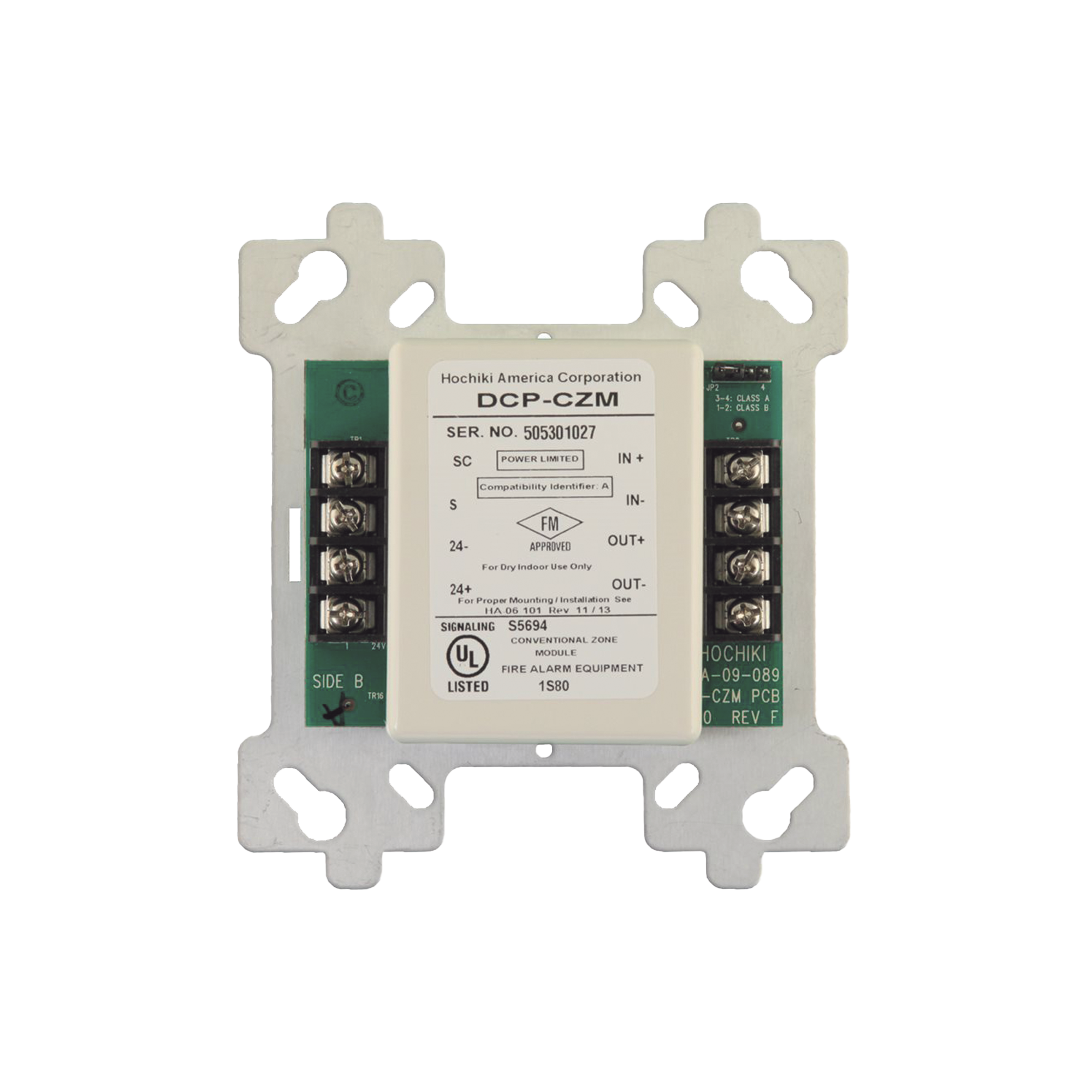 MÃ³dulo De Entrada De Zona Convencional Para Caja 4", Clase A y B (0400-01840)