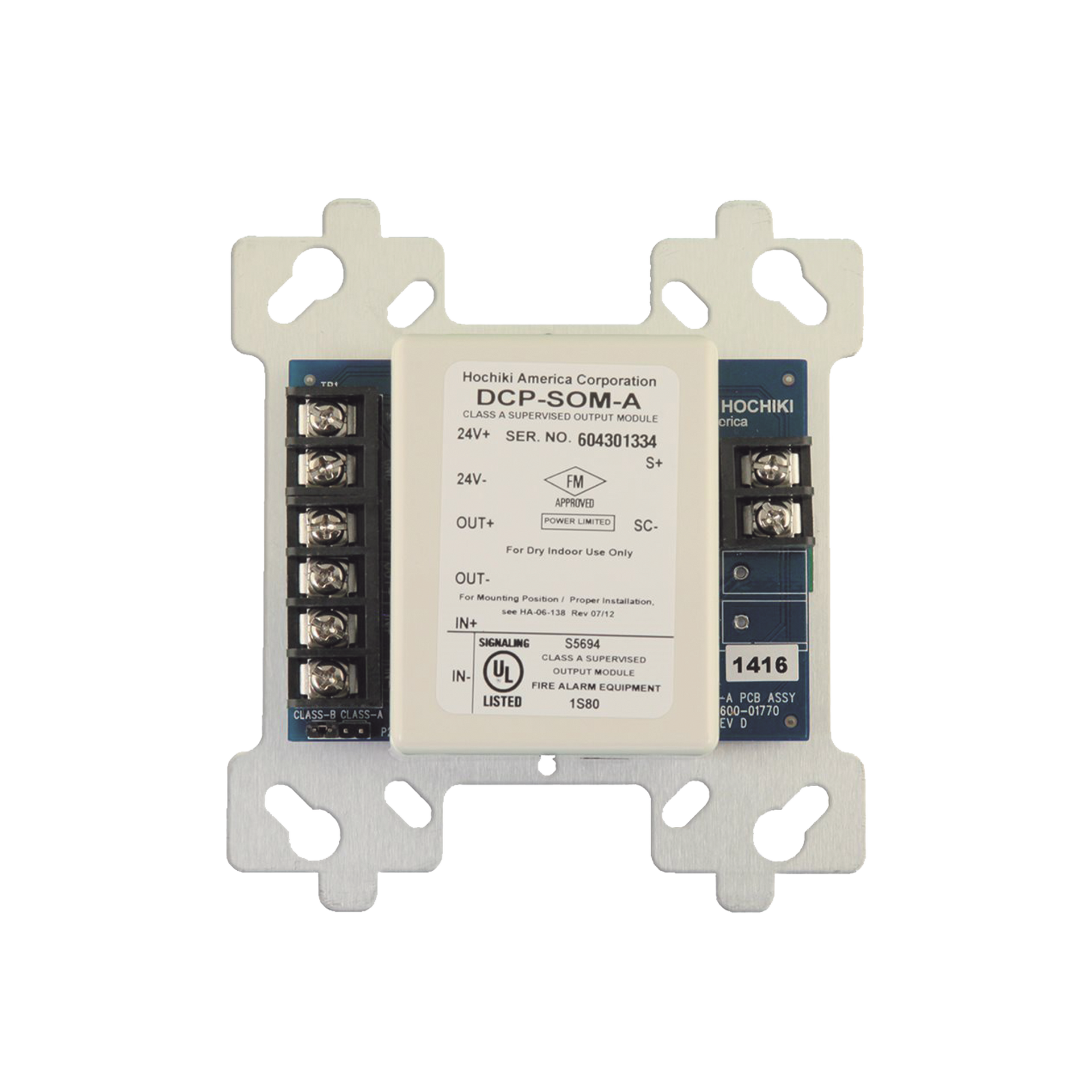 Modulo De Control Direccionable De Salida Supervisada CLASE A & B (0400-01990)