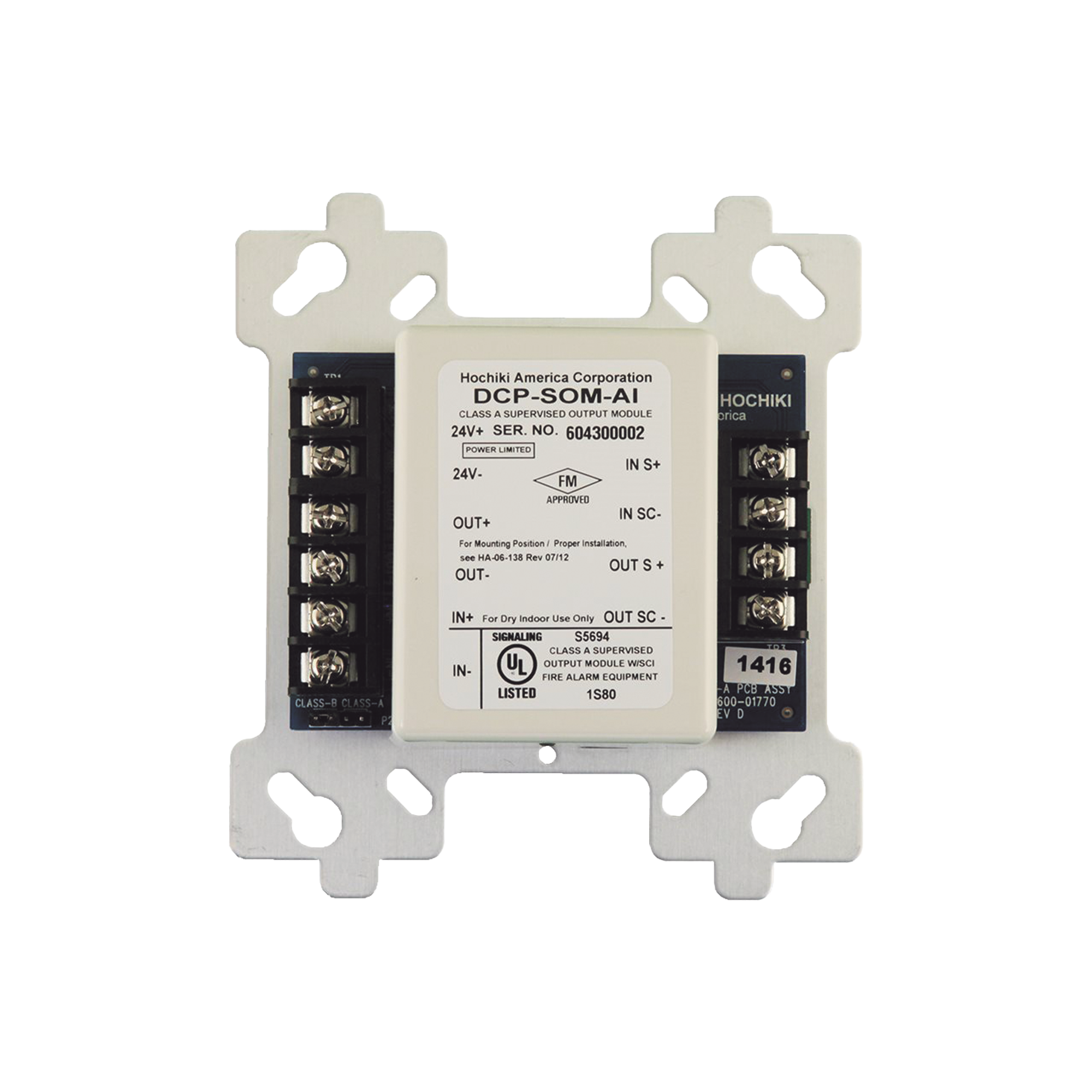 Modulo De Control Direccionable De Salida Supervisada CLASE A & B, Con Aislador De Corto Circuito Integrado (0400-02000)