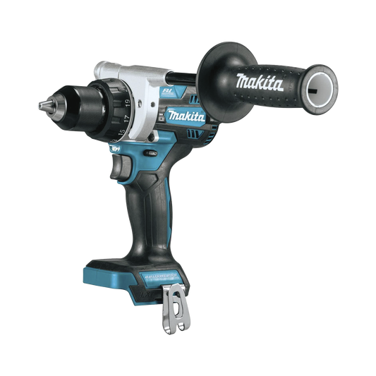 Taladro Atornillador BL 18 V 5 Ah LXT 130 Nm 2 Velocidades (0-550 0-2100 rpm). Incluye 2 puntas dobles empuÃ±adura auxiliar y gancho. Sin baterÃ­as, sin cargador y sin maletÃ­n.