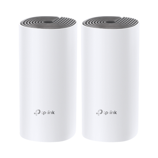 Kit de Router inalÃ¡mbrico mesh Deco E4 para Hogar / Doble banda AC 1200  / 2 puertos 10/100 Mbps / Compatible con amazon alexa.
