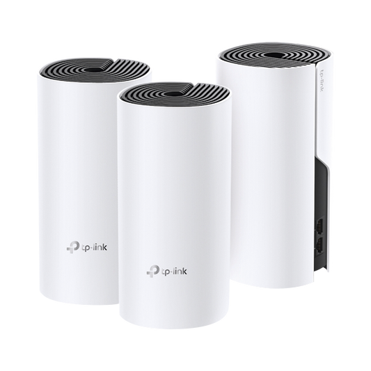 KIT 3 Routers InalÃ¡mbricos MESH Interior para Hogar / Doble Banda Wi-Fi 5 AC1200 Mbps / 2 Puerto Gigabit WAN/LAN / 2 Antenas Internas / AdministraciÃ³n Mediante la App Deco (iOS, Android)