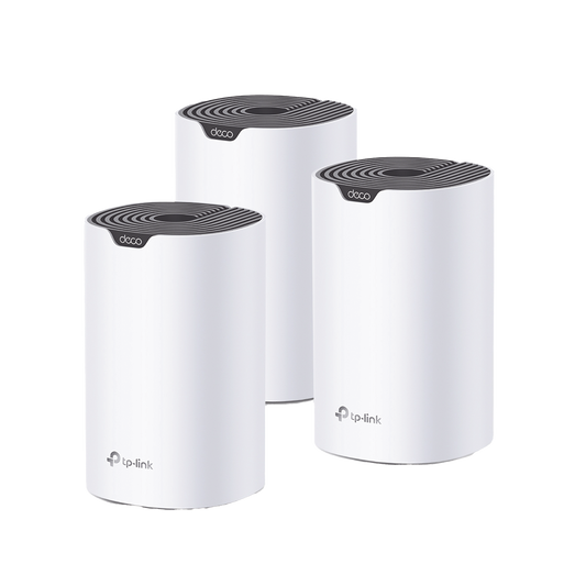 Kit 3 Routers InalÃ¡mbricos MESH Interior para Hogar / Doble Banda Wi-Fi 5 AC1900 Mbps / 3 Puerto Gigabit WAN/LAN / 3 Antenas Internas / AdministraciÃ³n Mediante la App Deco (iOS, Android)