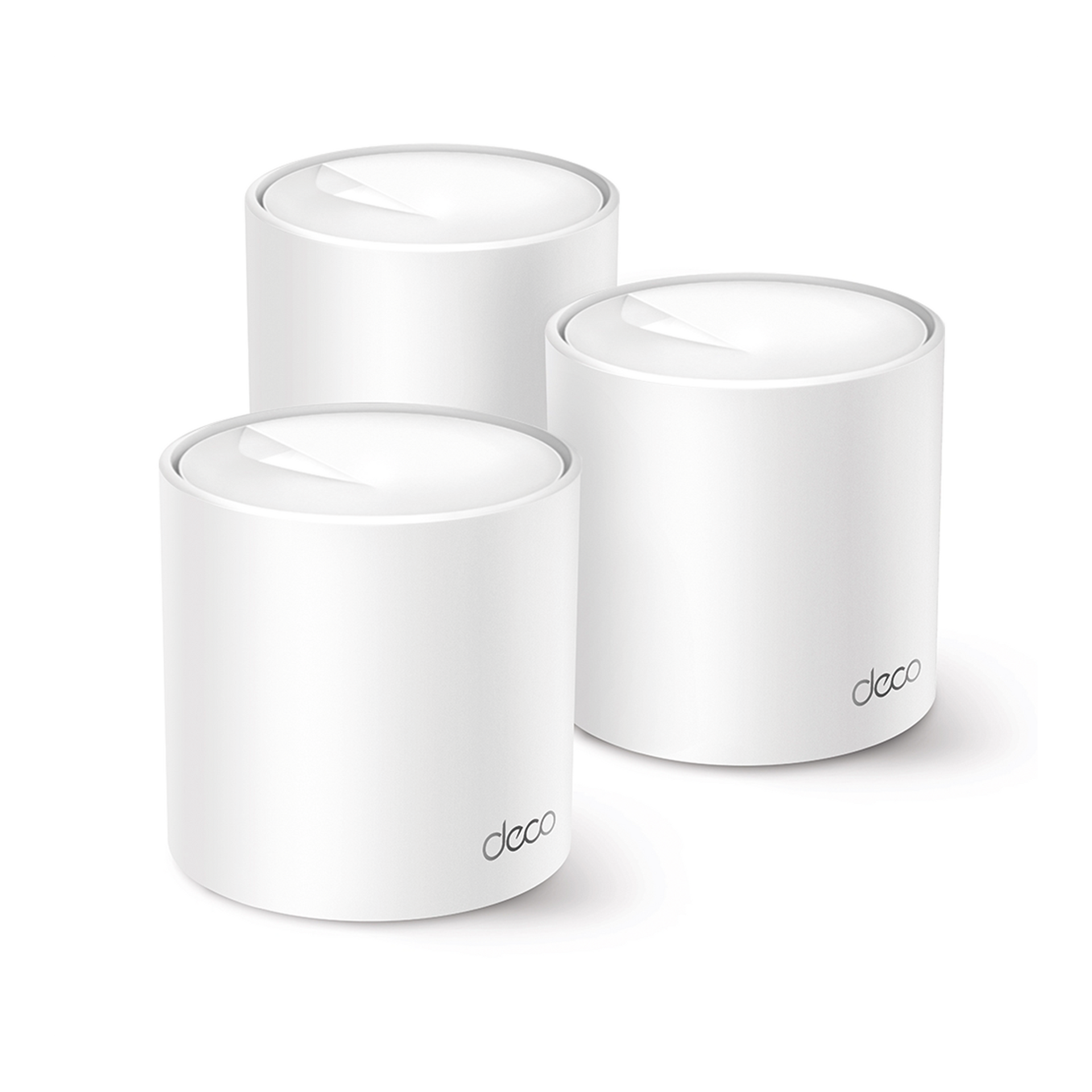 Kit 3 Routers InalÃ¡mbricos MESH Interior para Hogar / Doble Banda Wi-Fi 6 AX1500 Mbps / 2 Puerto Gigabit WAN/LAN / 2 Antenas Internas / AdministraciÃ³n Mediante la App Deco (iOS, Android) / ProtecciÃ³n HomeShield