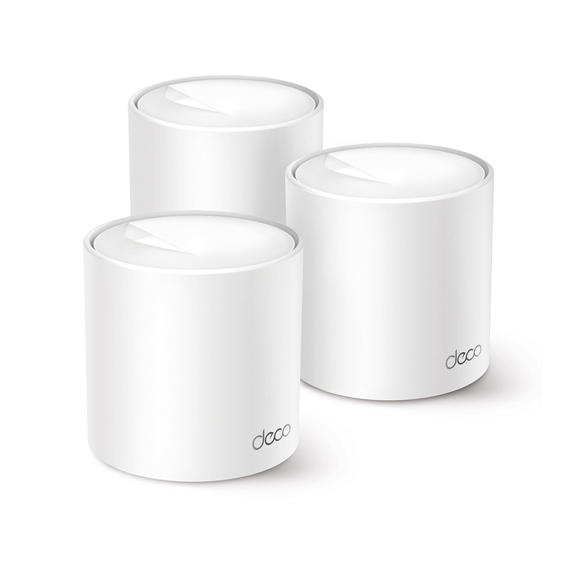 Kit 3 Routers InalÃ¡mbricos MESH Interior para Hogar / Doble Banda Wi-Fi 6 AX1500 Mbps / 2 Puerto Gigabit WAN/LAN / 2 Antenas Internas / AdministraciÃ³n Mediante la App Deco (iOS, Android) / ProtecciÃ³n HomeShield