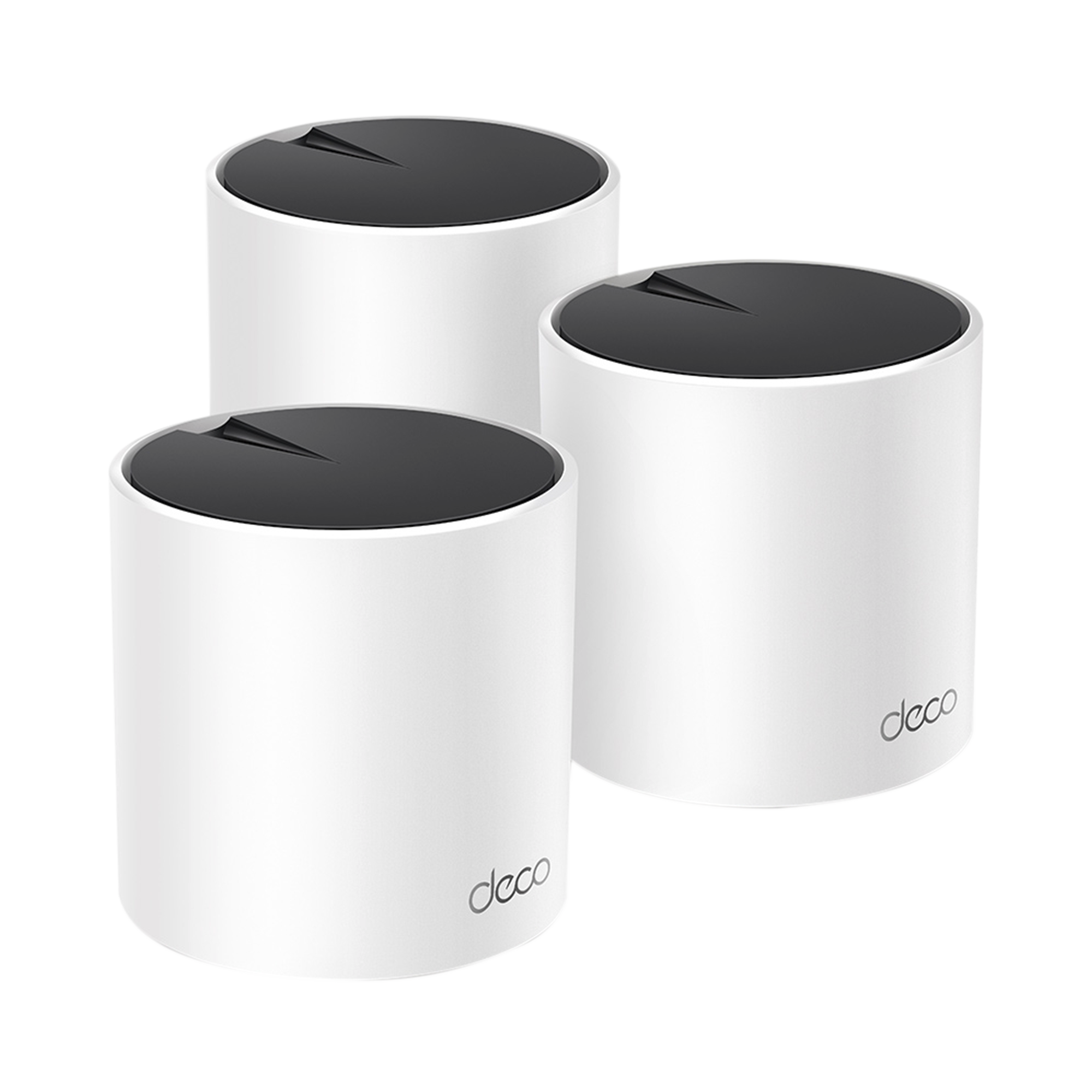 Kit 3 Routers InalÃ¡mbricos MESH Interior para Hogar / Doble Banda Wi-Fi 6 AX3000 Mbps / 3 Puerto Gigabit WAN/LAN / 2 Antenas Internas / AdministraciÃ³n Mediante la App Deco (iOS, Android) / ProtecciÃ³n HomeShield