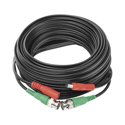 Cable coaxial ( BNC RG59 ) + AlimentaciÃ³n / SIAMÃS / 10 Metros / 100 % COBRE / Para CÃ¡maras 4K  / Uso interior y exterior